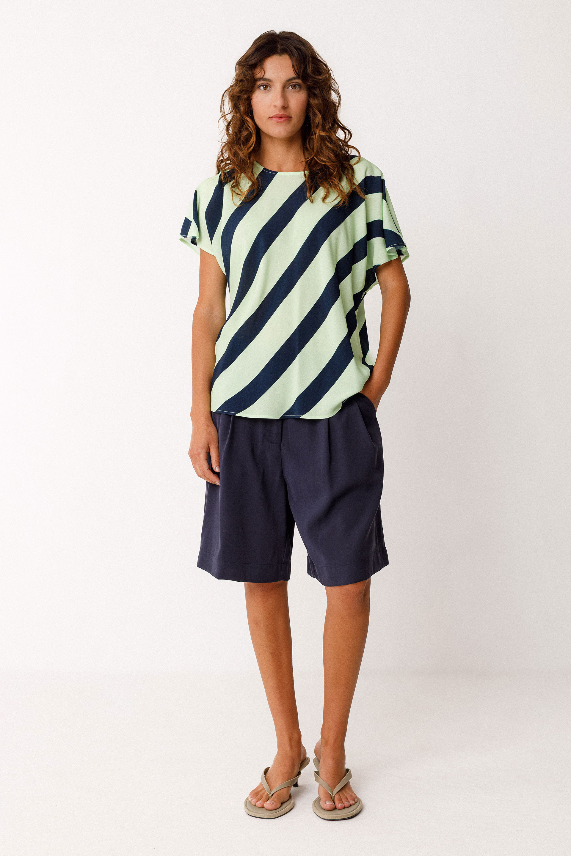 HAHAN ECOVERO T-Shirt G1 stripes