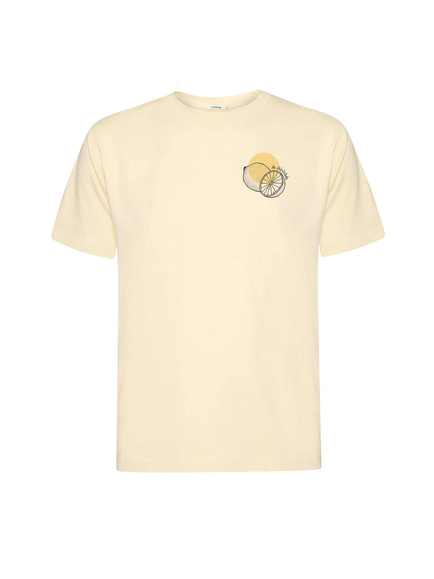 GREENBOMB - LA BICICLETA FUSION GOTS T-Shirt vanilla ice