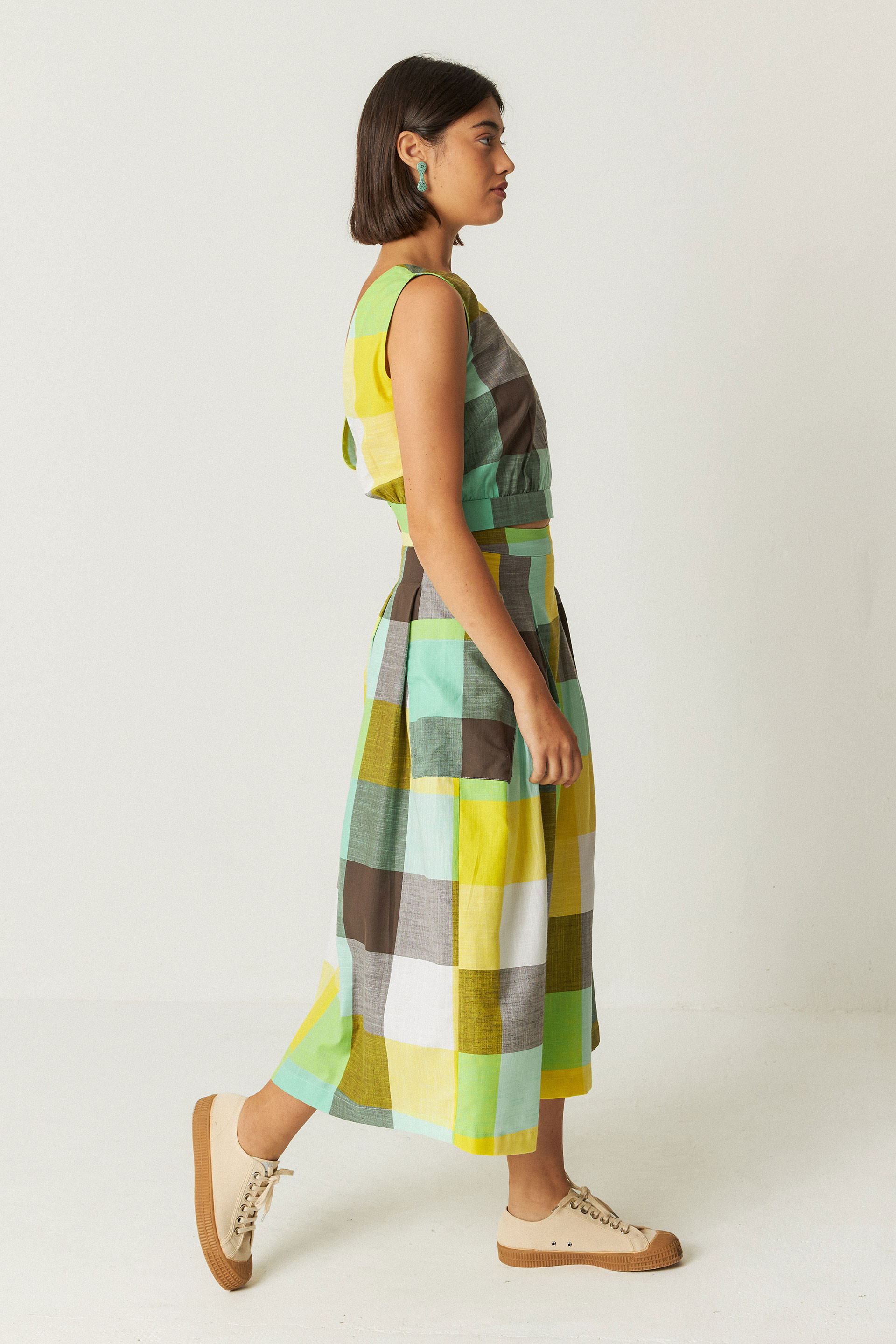 SKFK - IRAMA SKIRT GOTS Rock Y5 checks