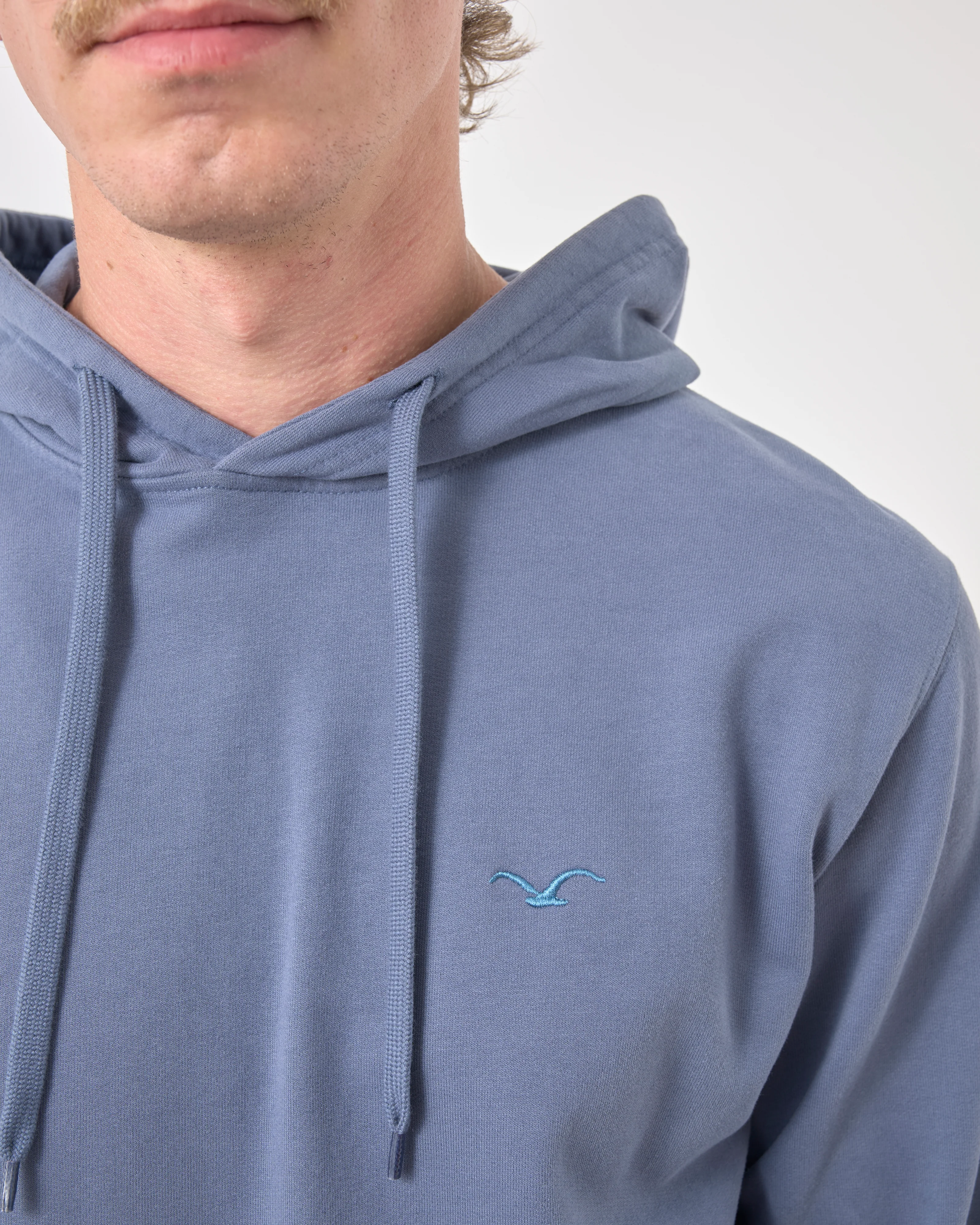 CLEPTOMANICX - REGULAR HOODED LIGULL Hoody Pullover nightshadow blue