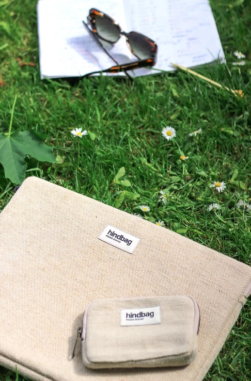 HINDBAG - LILI Geldbörse - nature jute