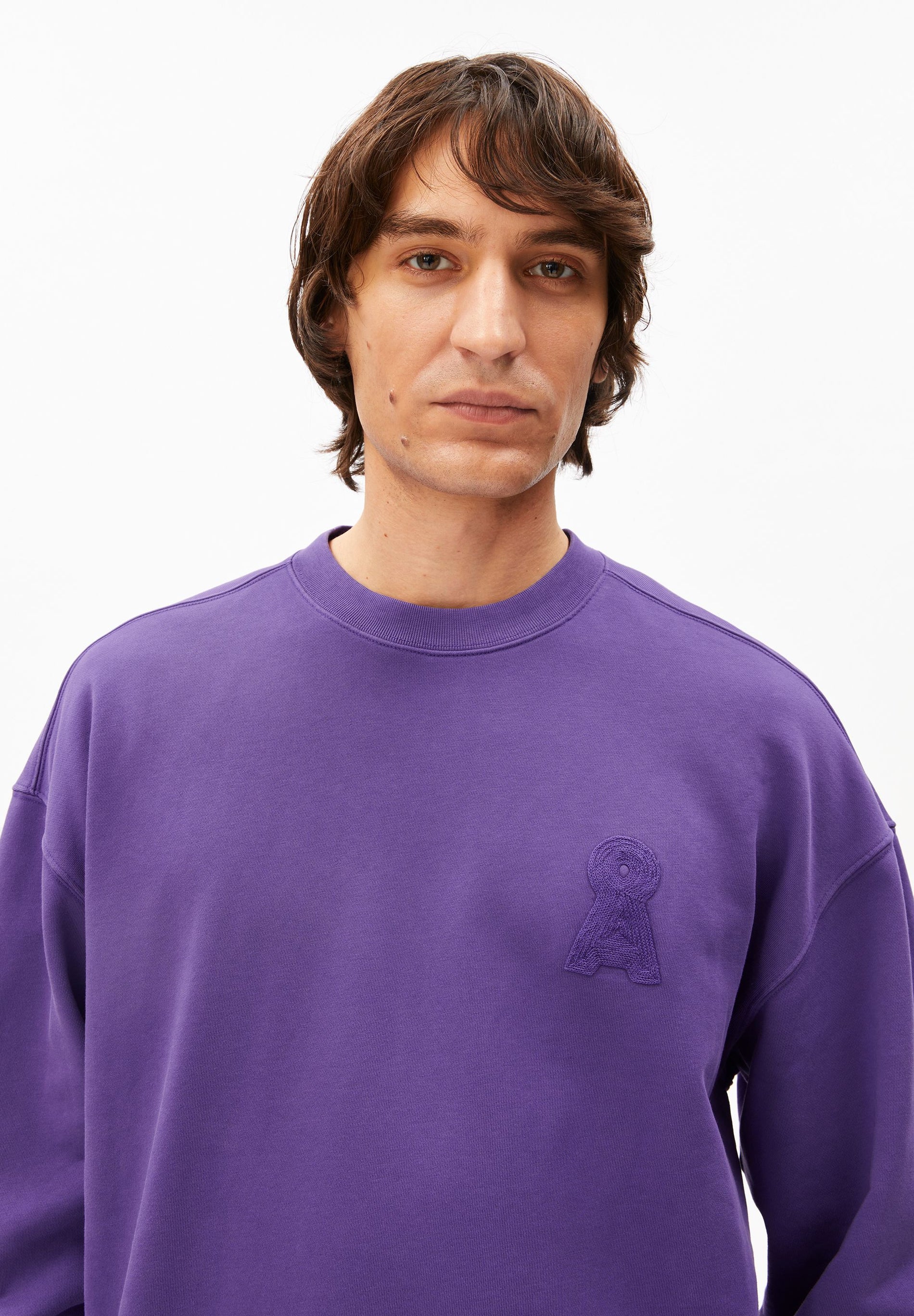 ARMEDANGELS - ICONIC Å GMT DYE Sweatshirt pungent purple washed