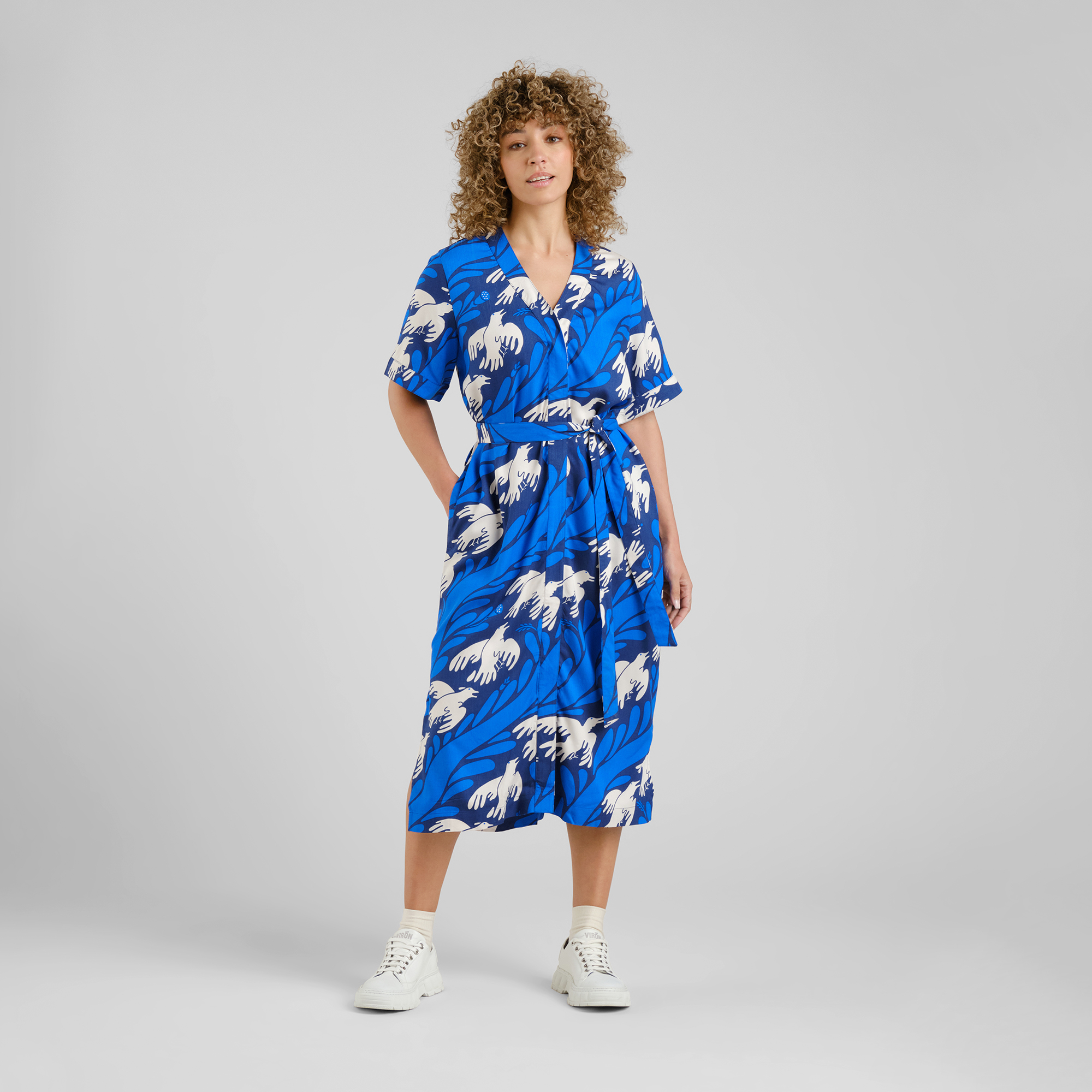 DEDICATED - KALLVIK THE PHOENIX DRESS Kleid blue