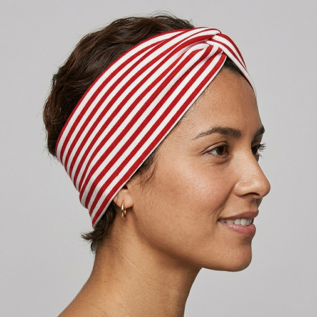 MARITIM STRIPES Haarband | rot weiß