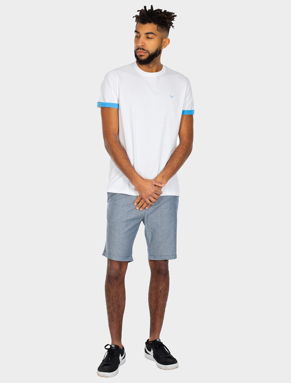 IRIE DAILY - GOLFER CHAMBRAY SHORT Hose jeansblue
