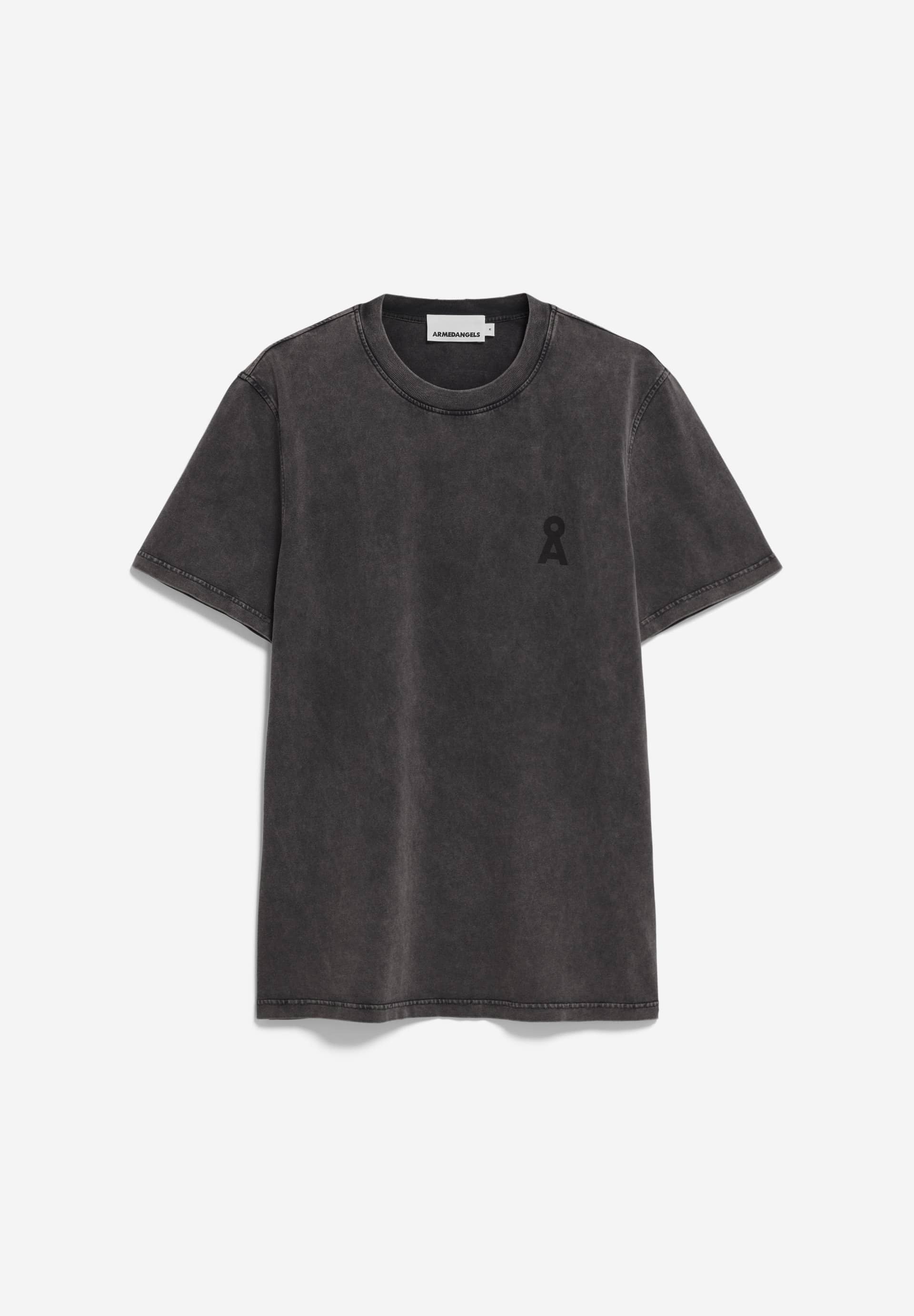 ARMEDANGELS - MAARKOSGMT DYE T- Shirt black washed