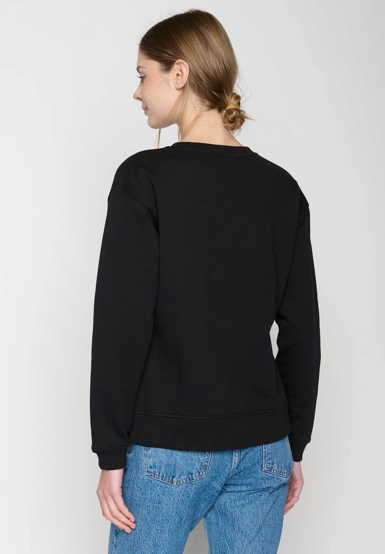 GREENBOMB - NATURE HIGH SEA Canty Pullover black