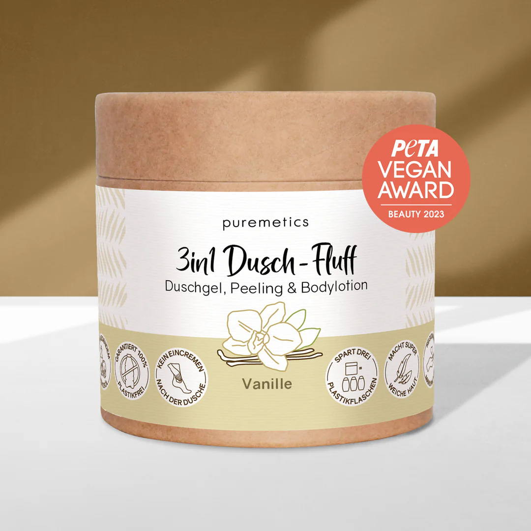 PUREMETICS - 3in1 Dusch-Fluff - VANILLE