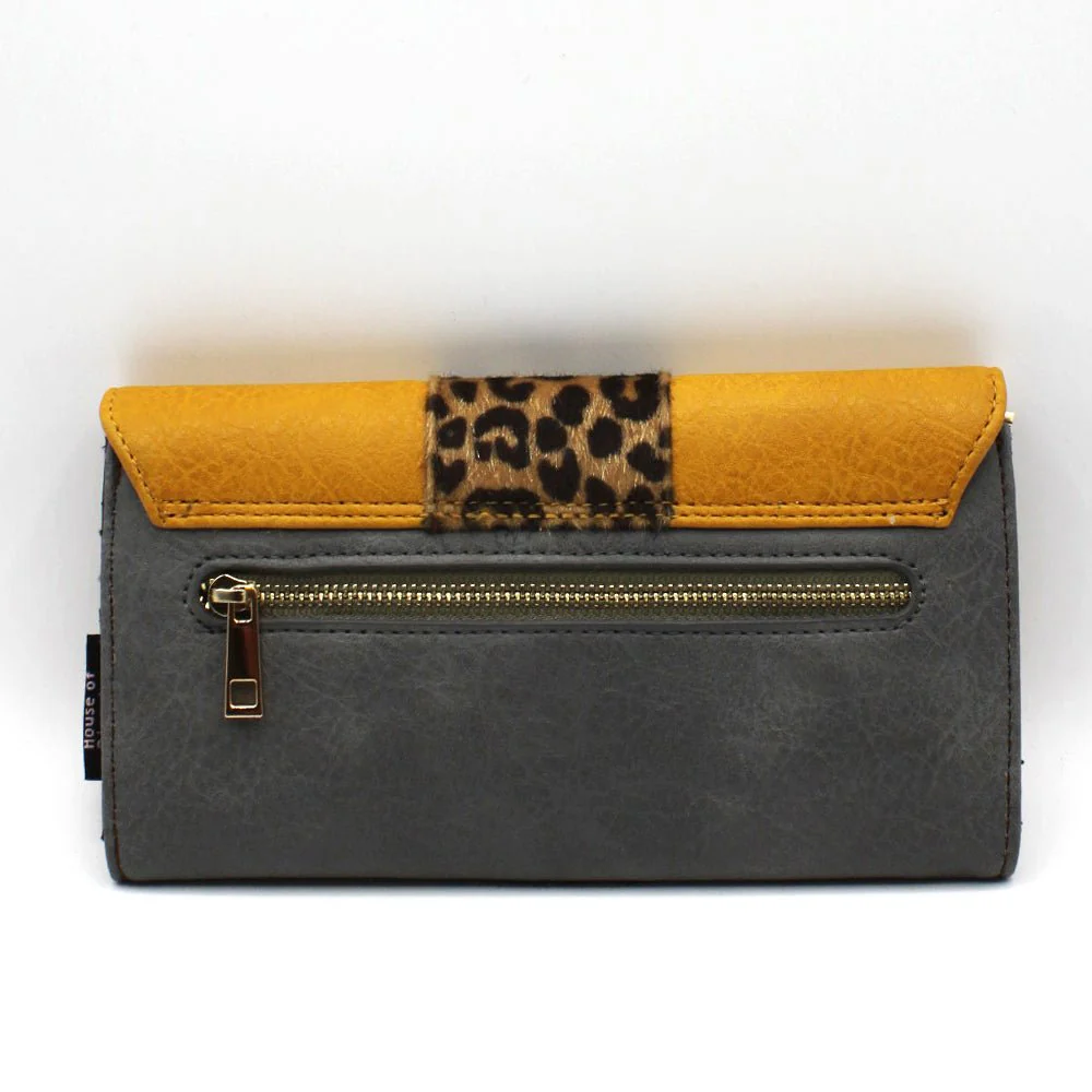 ANIMAL LEOPARD PRINT WALLET Portemonnaie