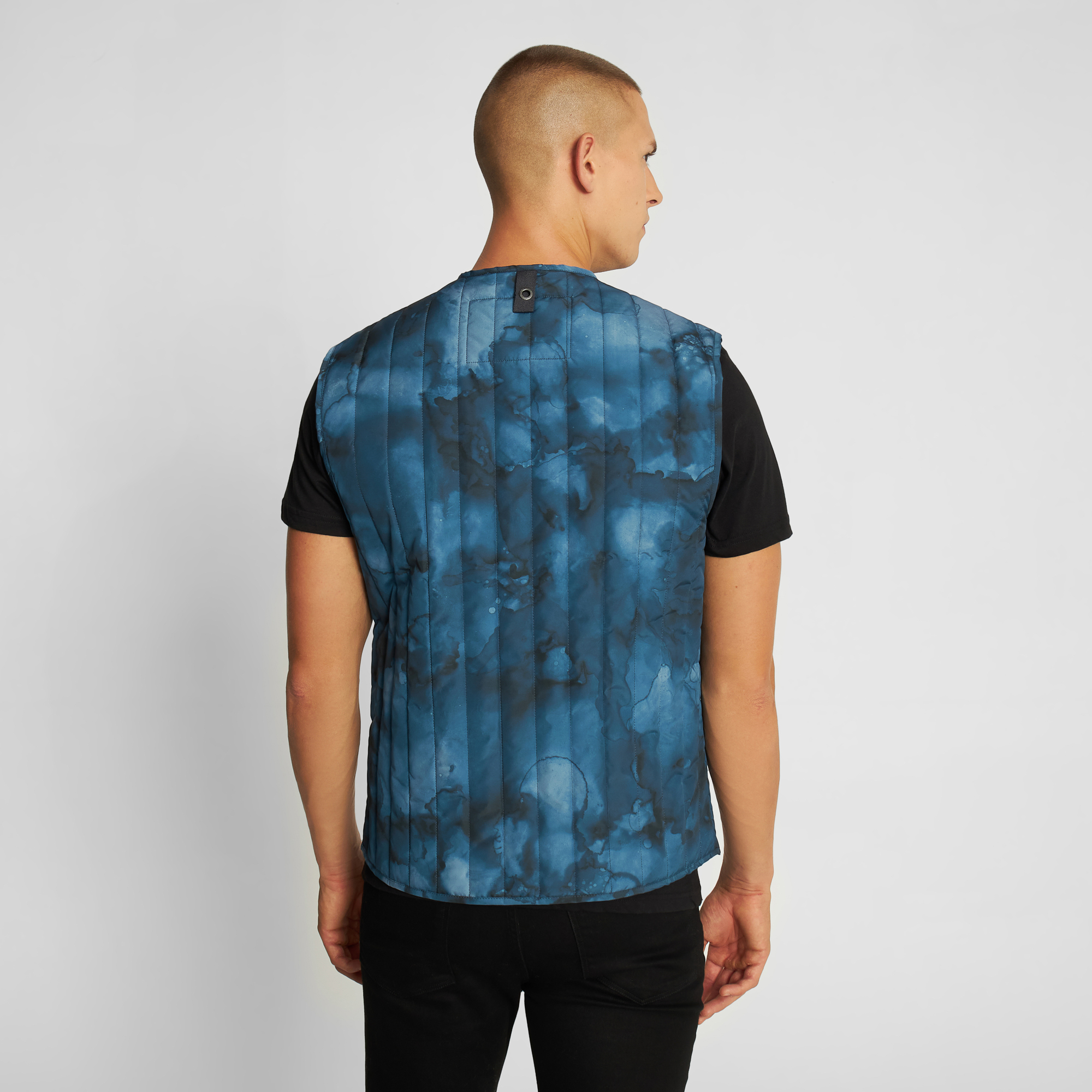 DEDICATED - AVESTA QUILTED VEST Jacke ink blue