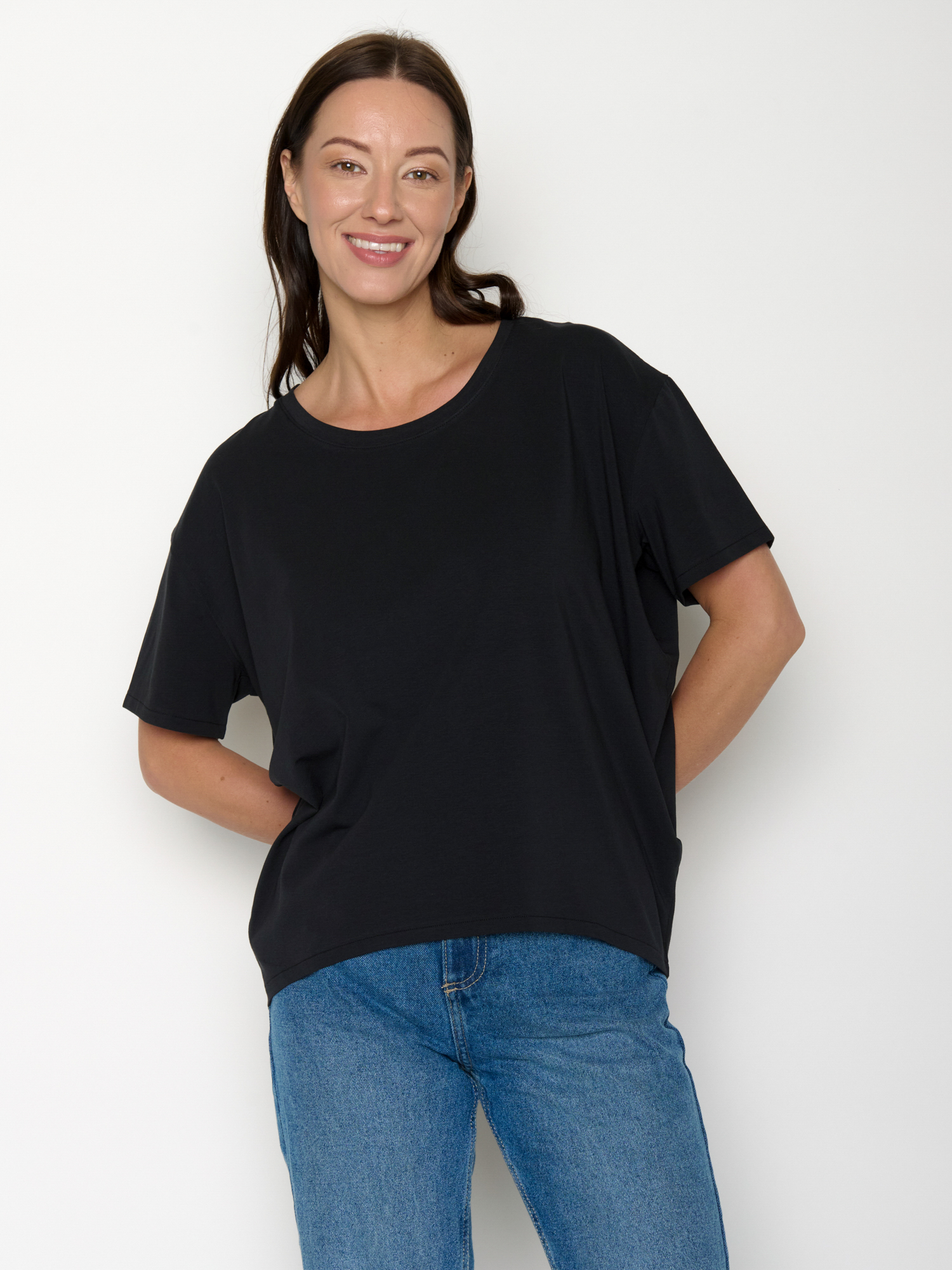 GREENBOMB - BASIC Feel Shirt black