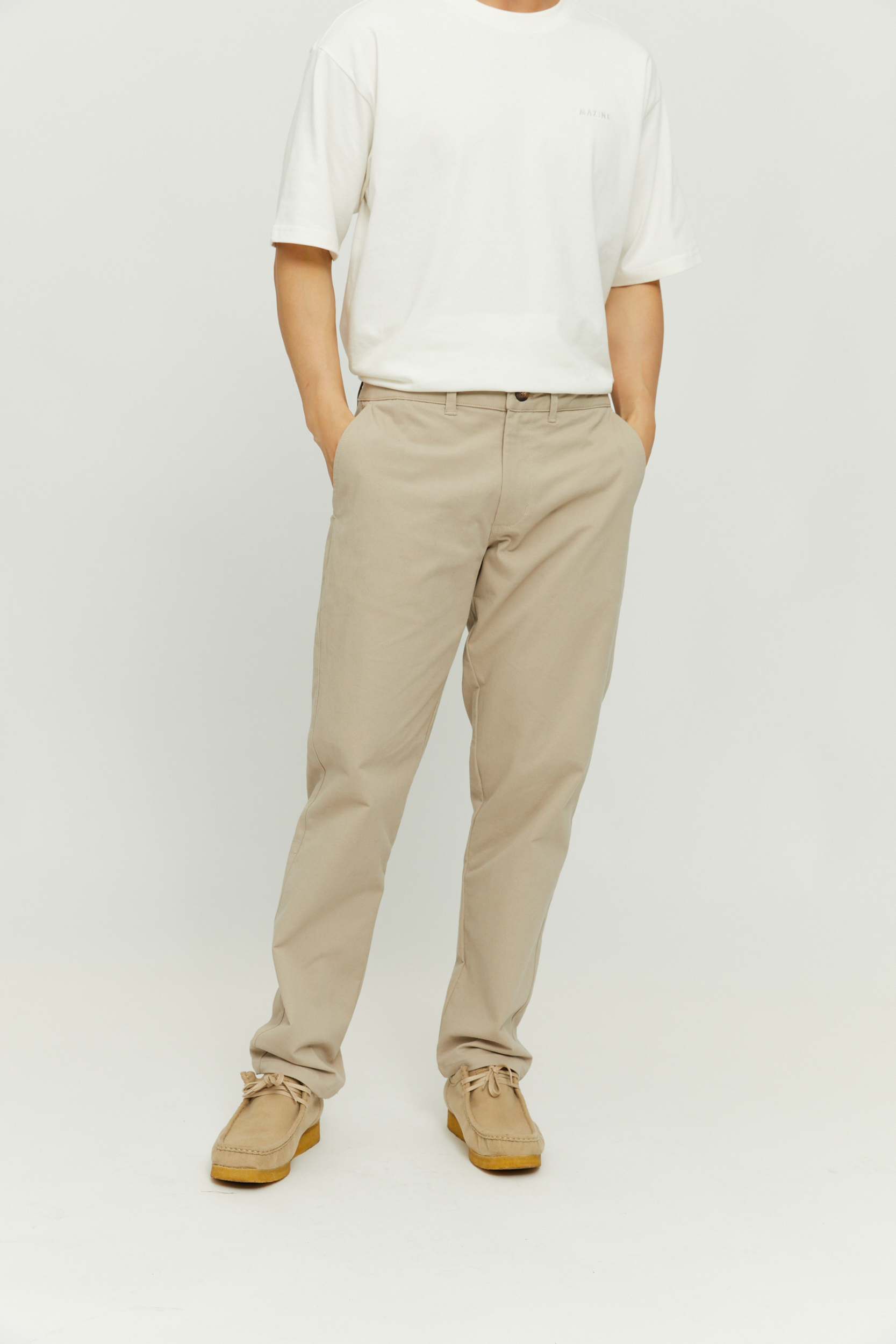 MAZINE - NELSON CHINO PANTS Hose mushroom