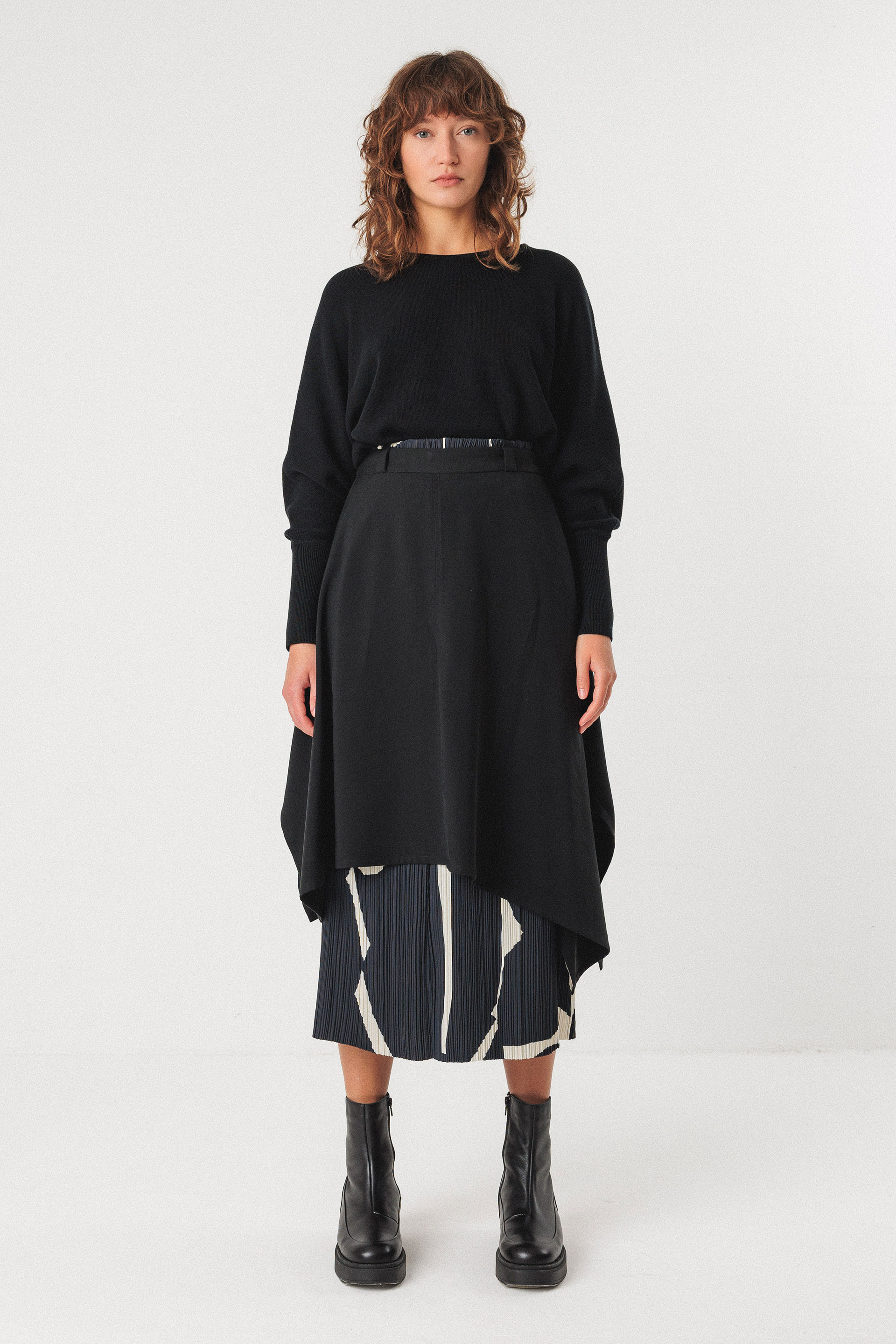 SKFK - LAURANE SKIRT Rock 13 half and half