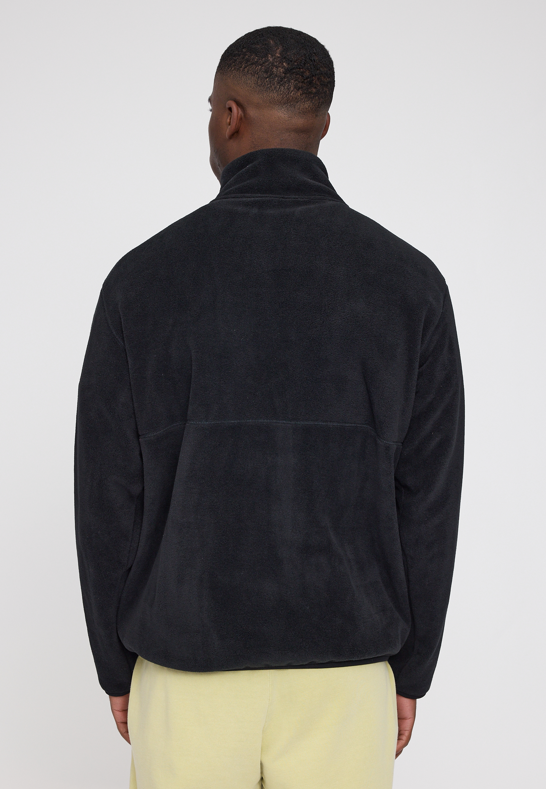 MAZINE - FRED FLEECE HALF ZIP Pullover black