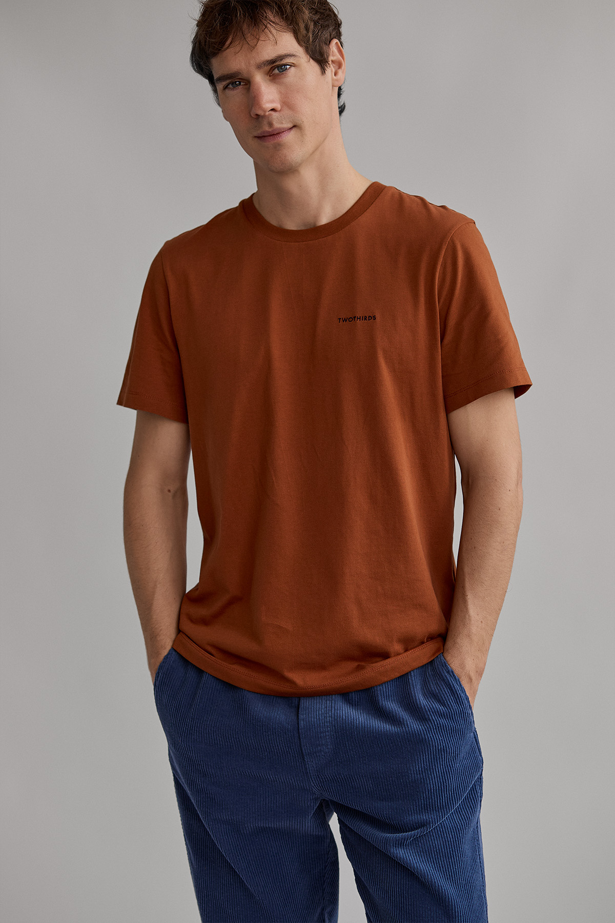 TWOTHIRDS - COOKSTOWN T-Shirt - umber orange