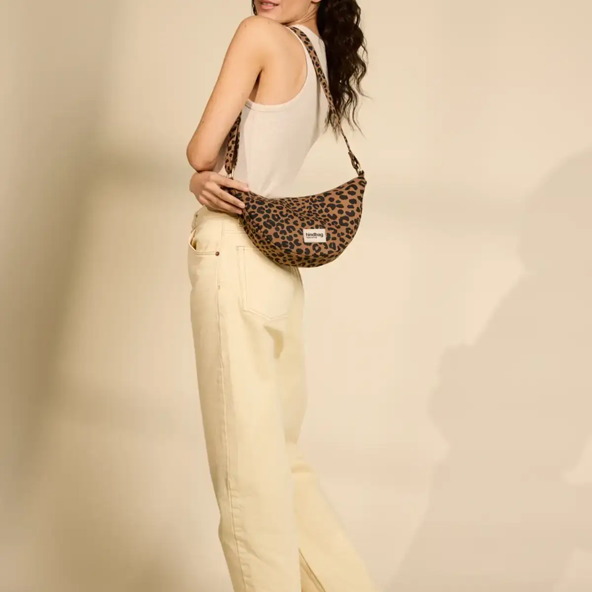 HINDBAG - ANDREA Tasche - leopard zimt