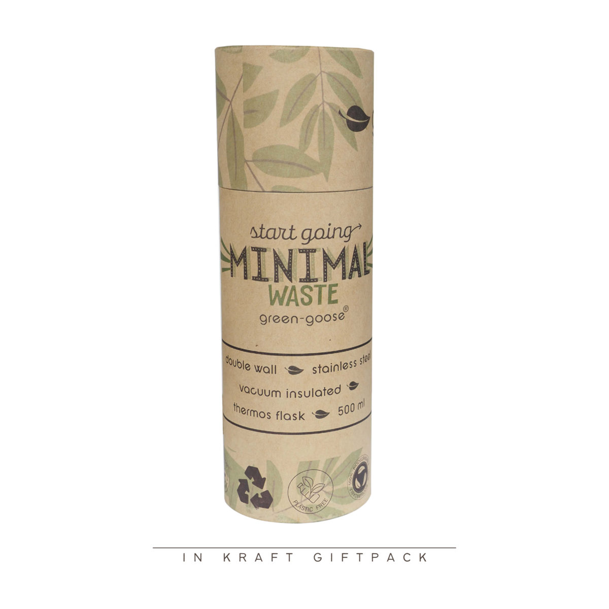 GREEN-GOOSE - BAMBUS Thermosflasche 500ml