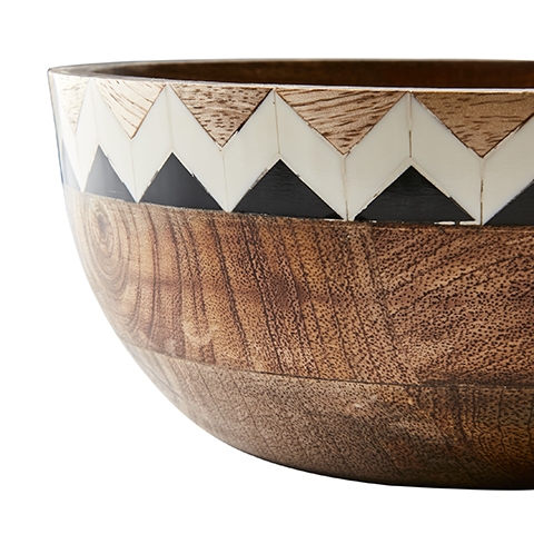 AFFARI OF SWEDEN - GLOBETROTTER Schale Mangoholz