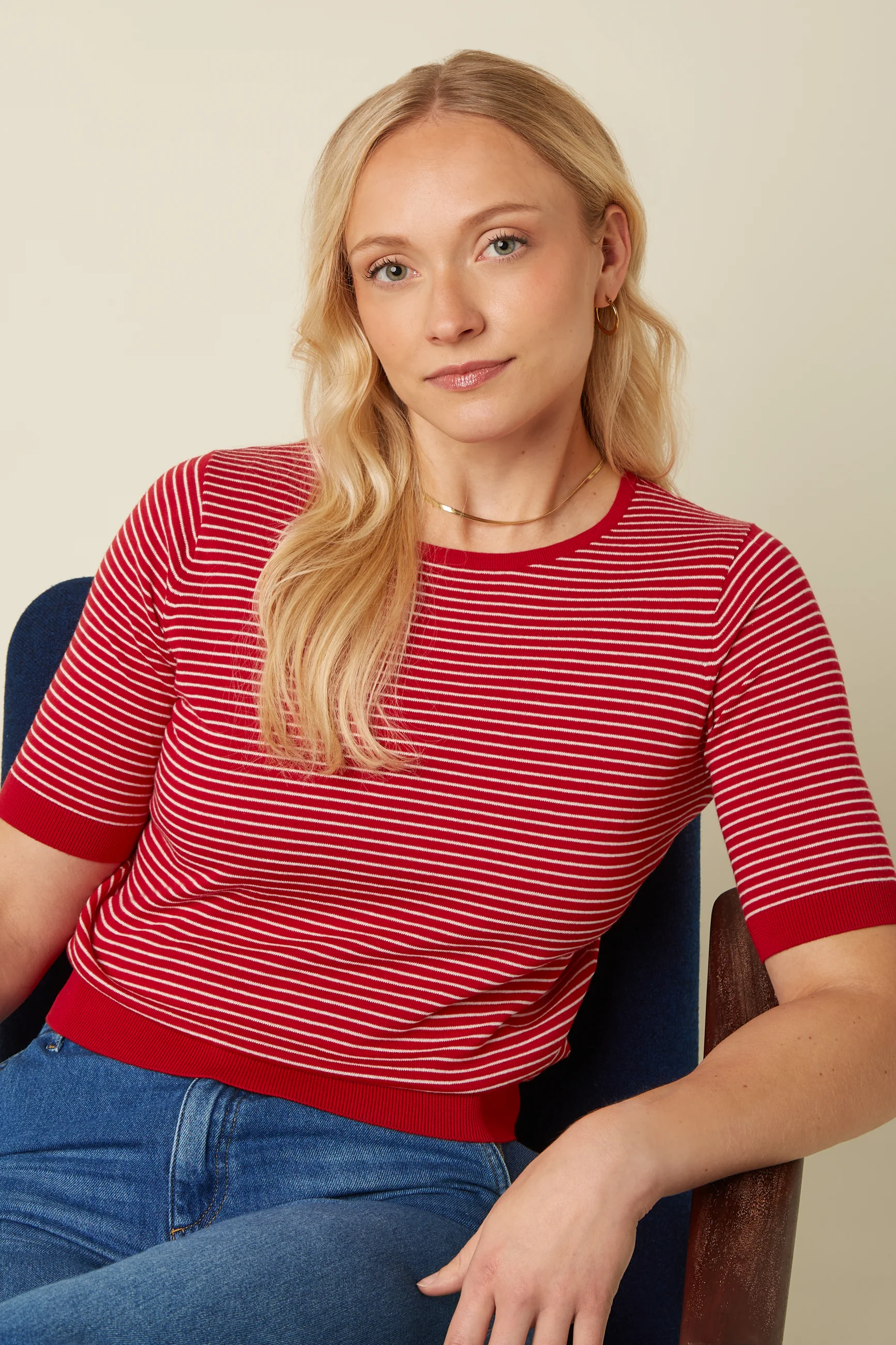 KING LOUIE - AGNES TOP DÓLERON T-Shirt chili red