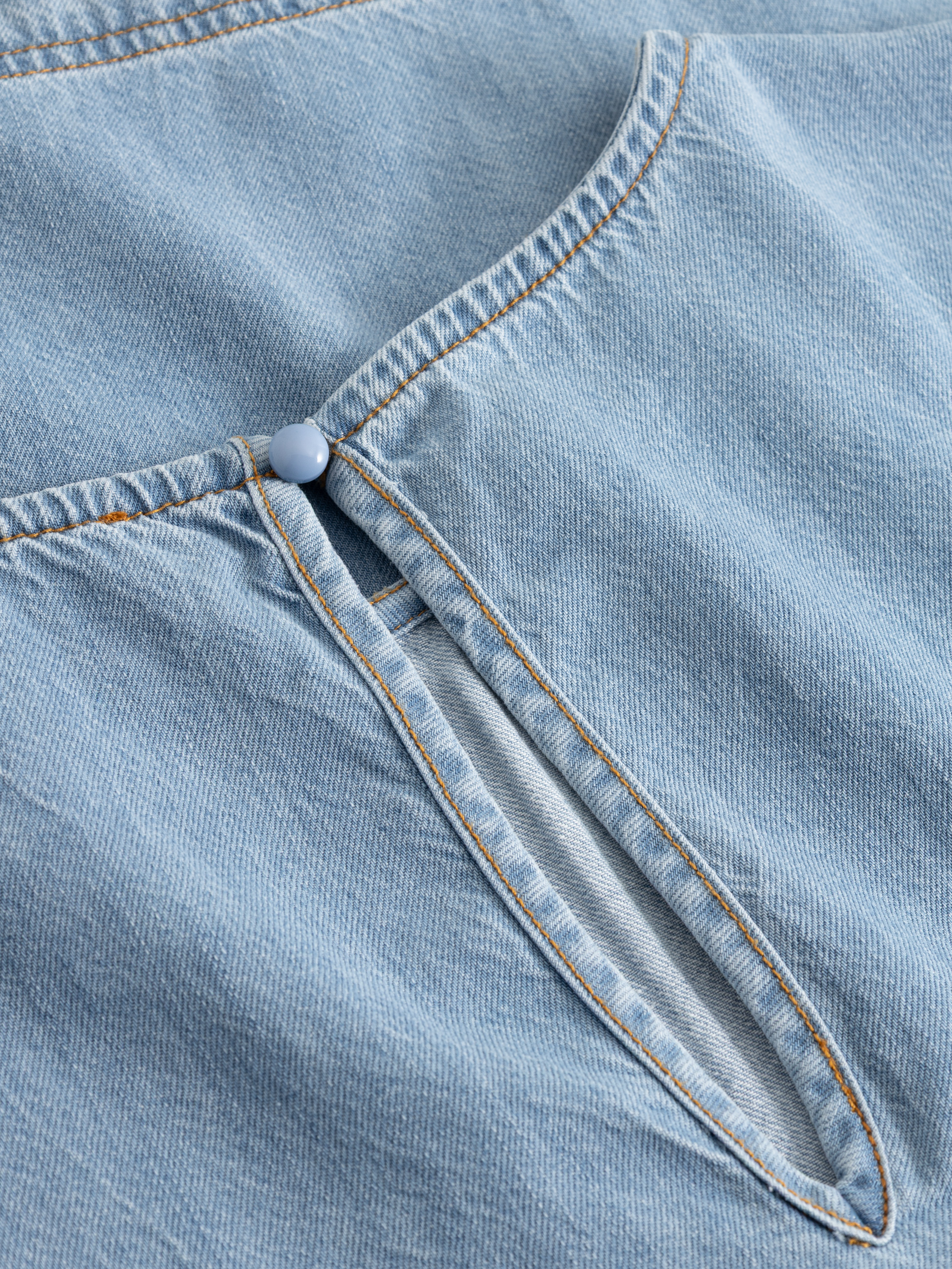 MADEMOISELLE YEYE - FLASHBACK ECOVERO TOP Shirt - light blue
