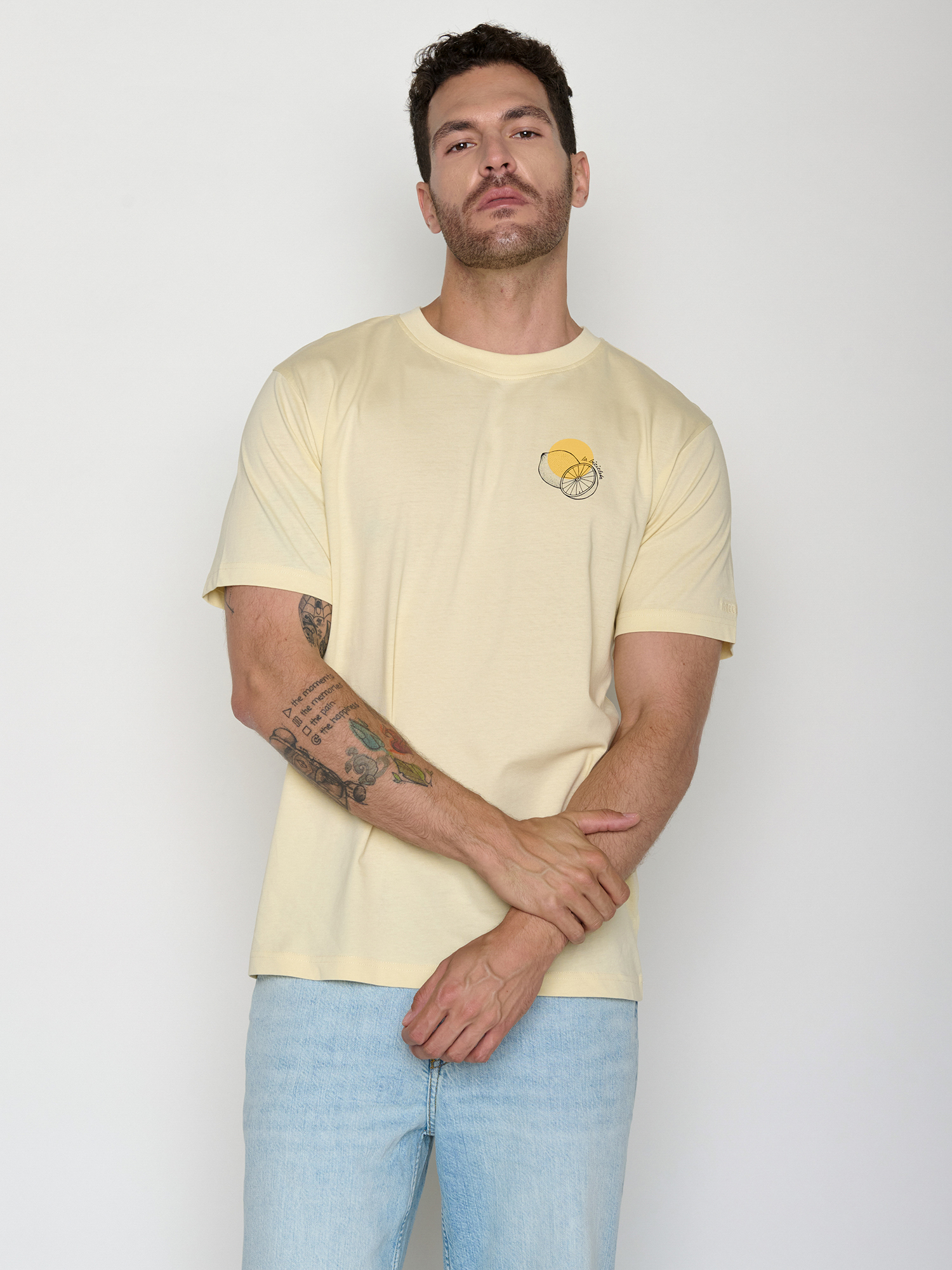 GREENBOMB - LA BICICLETA FUSION GOTS T-Shirt vanilla ice