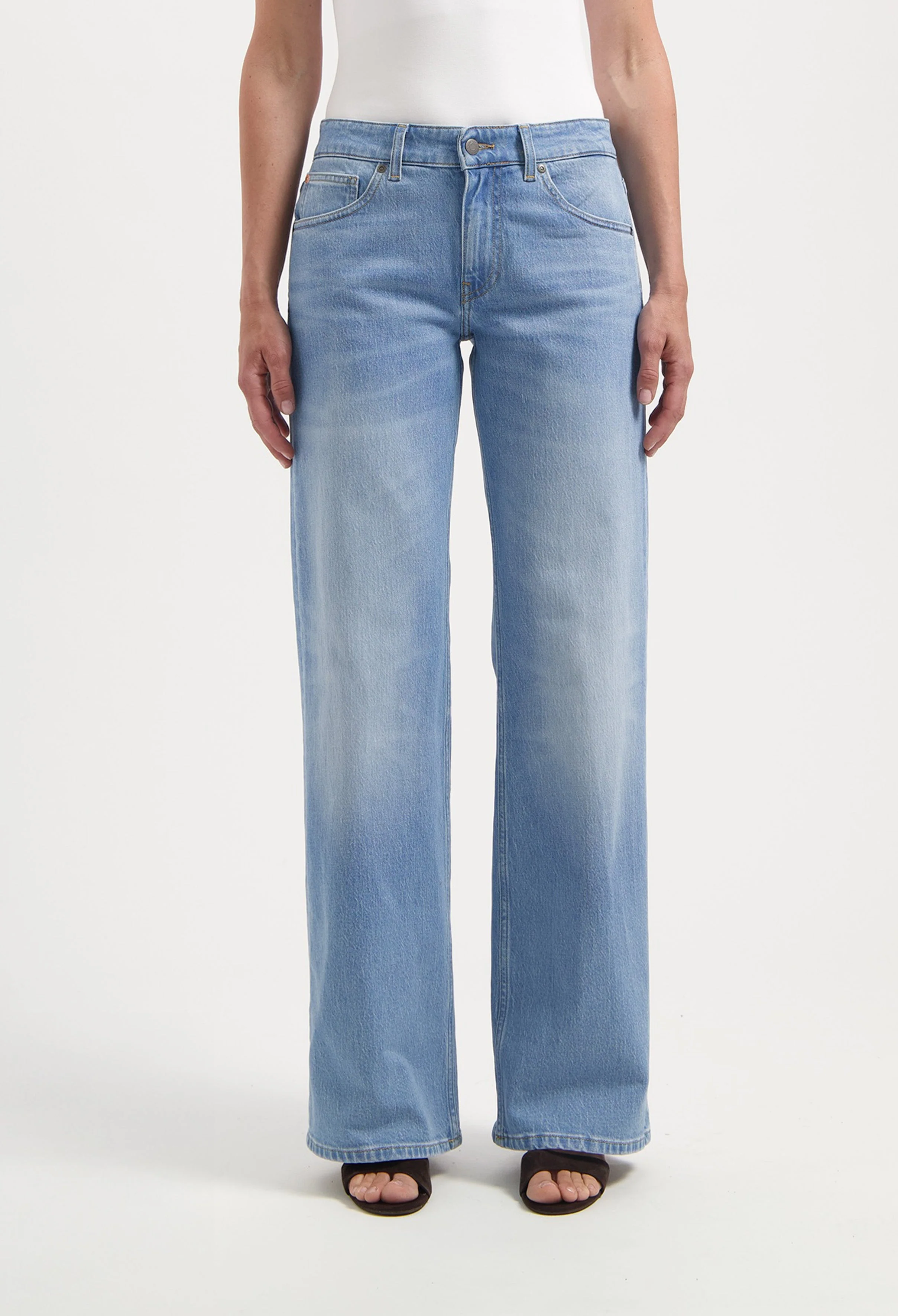 MUD JEANS - CLEO MID LOOSE Jeans light stone vintage