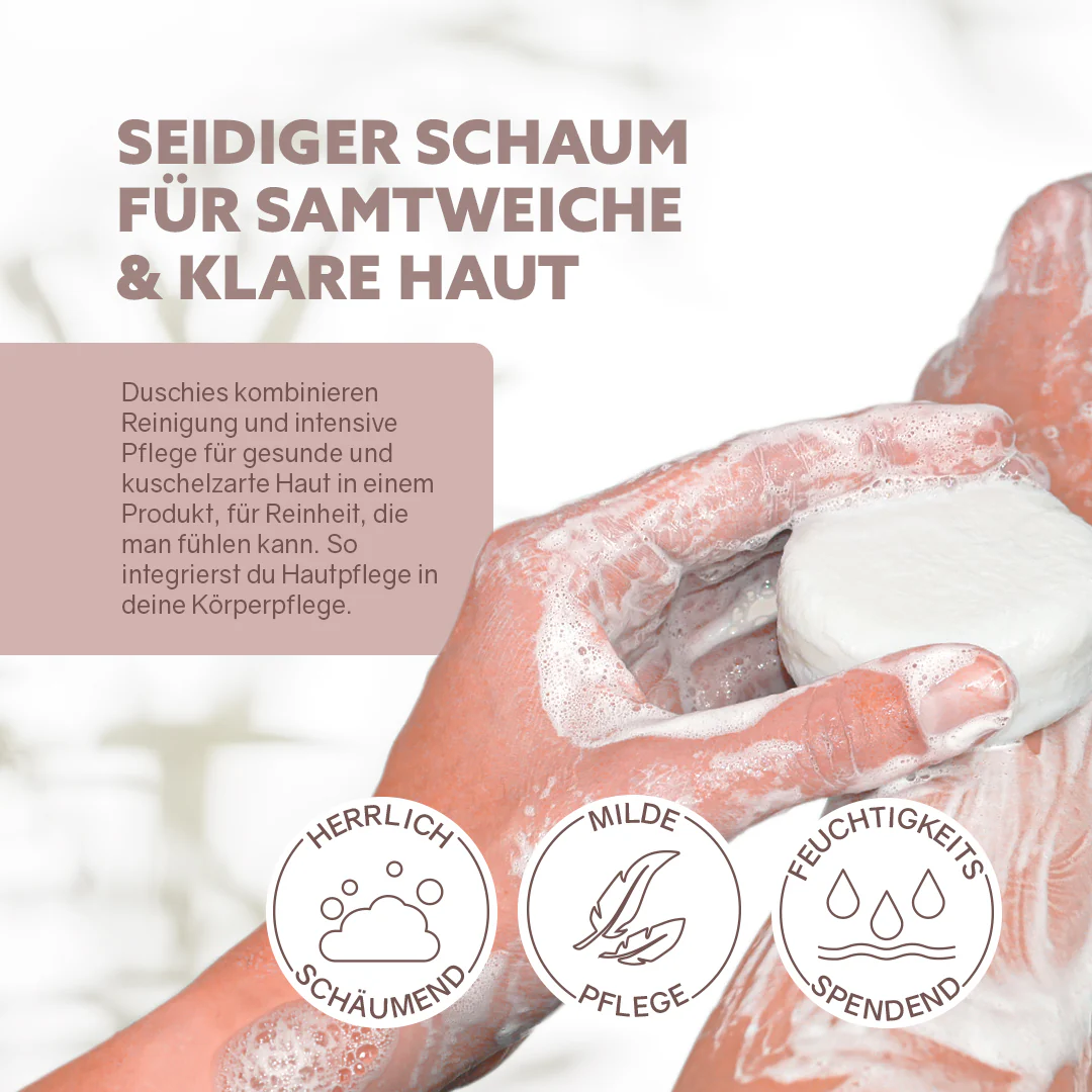 PUREMETICS - DUSCHIE festes Duschgel - "Cocunut Cream"