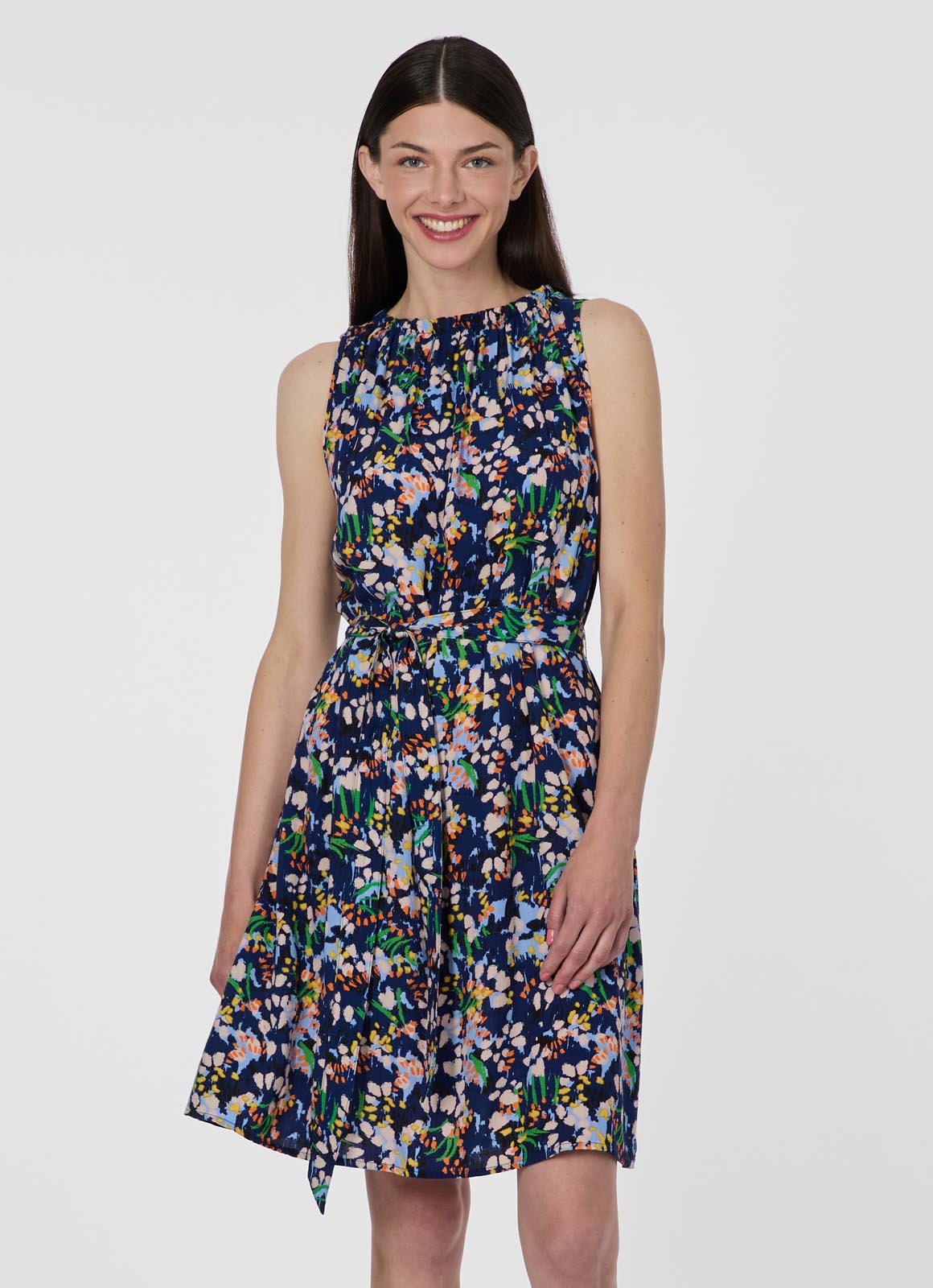 RAGWEAR - ISALIE PRINT DRESS Kleid night blue