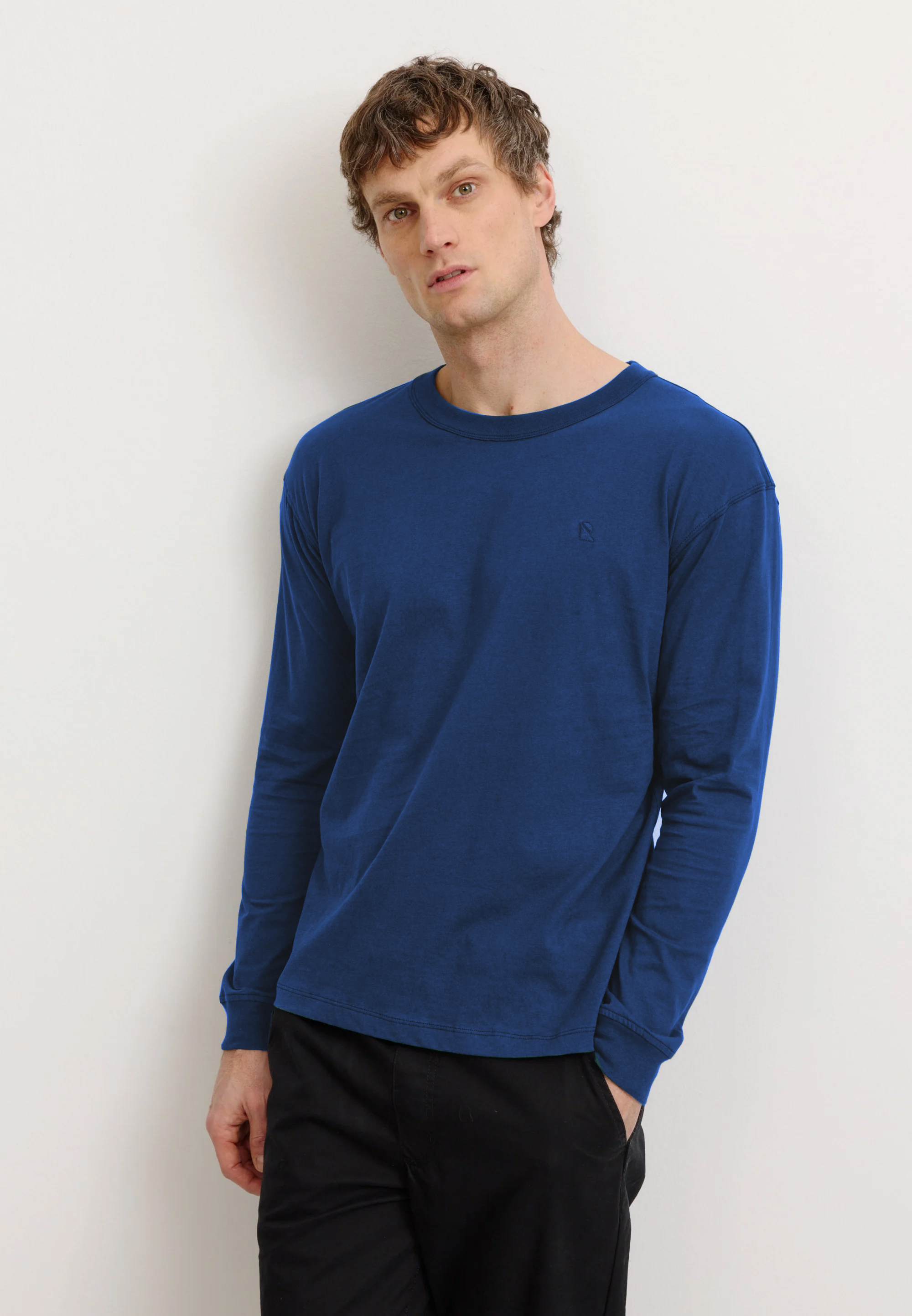 RECOLUTION  - PAPAYA Longsleeve - lapsis blue