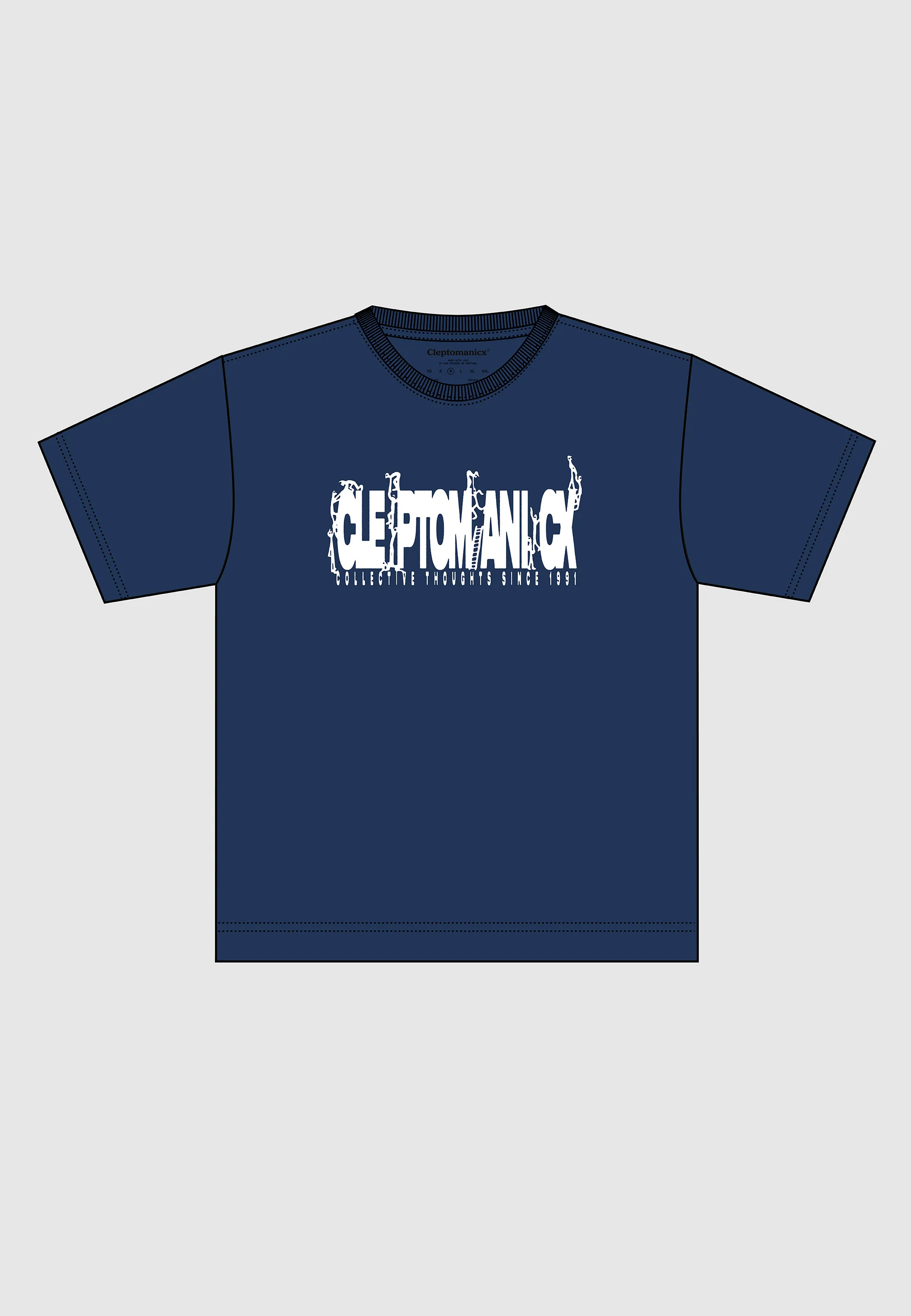 CLEPTOMANICX - CLASSIC TEE COLLECTION Shirt estate blue