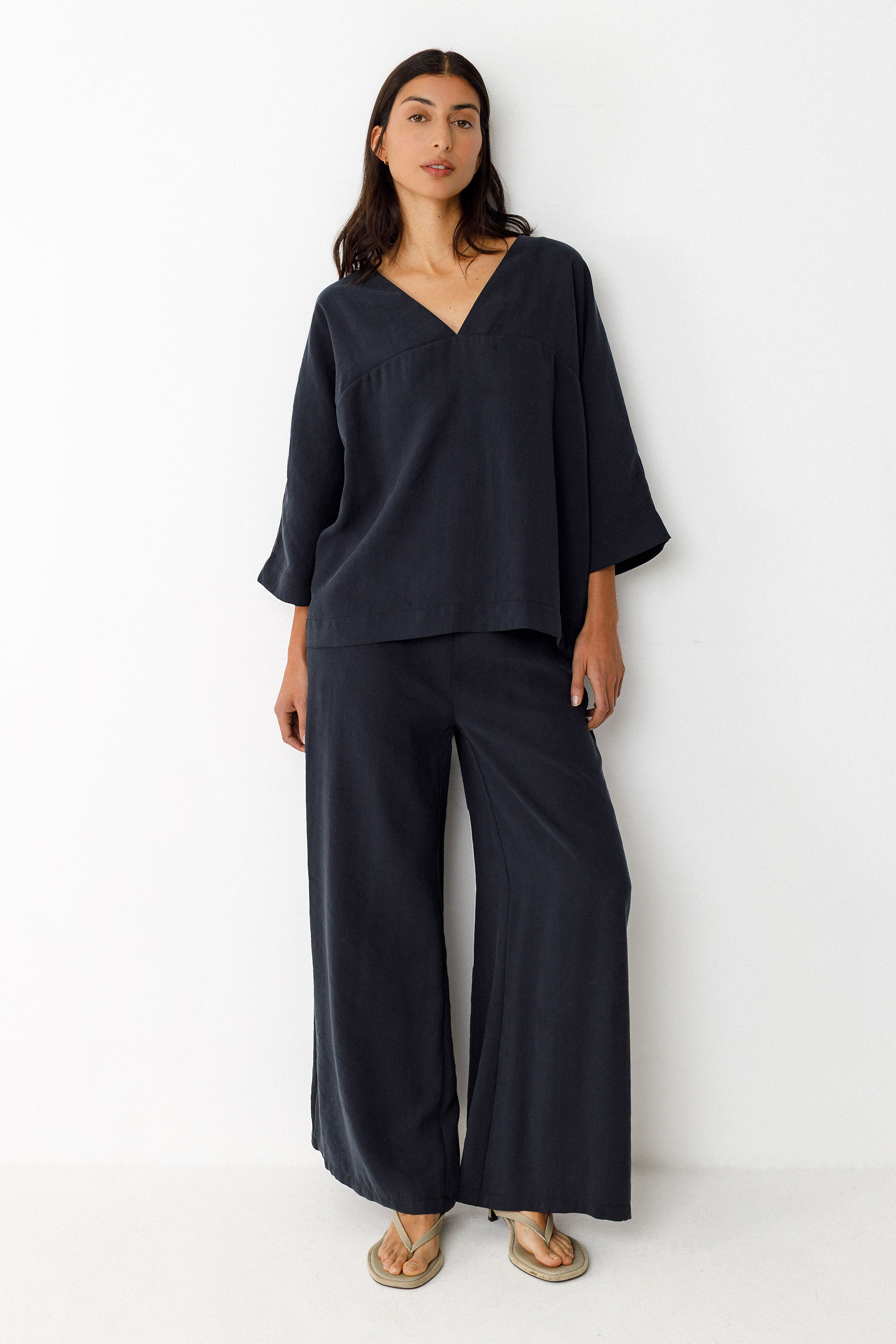SKFK - BALEN SHIRT Modal Bluse 2N black