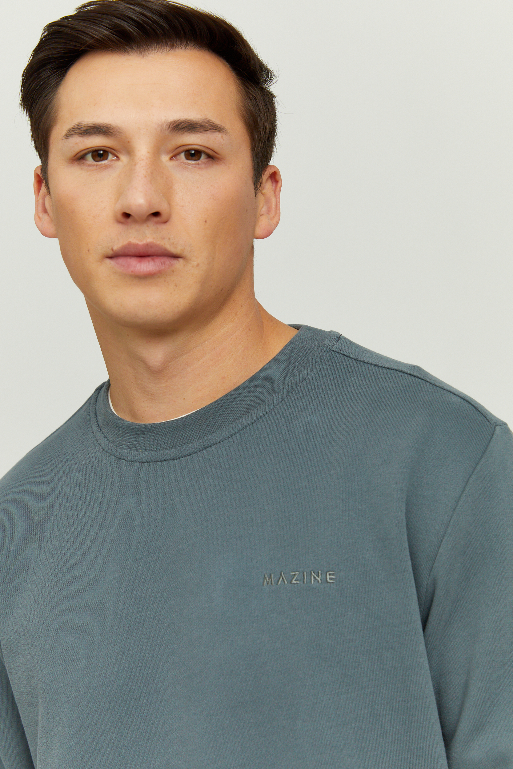 MAZINE - BURWOOD SWEATER Pullover steel blue