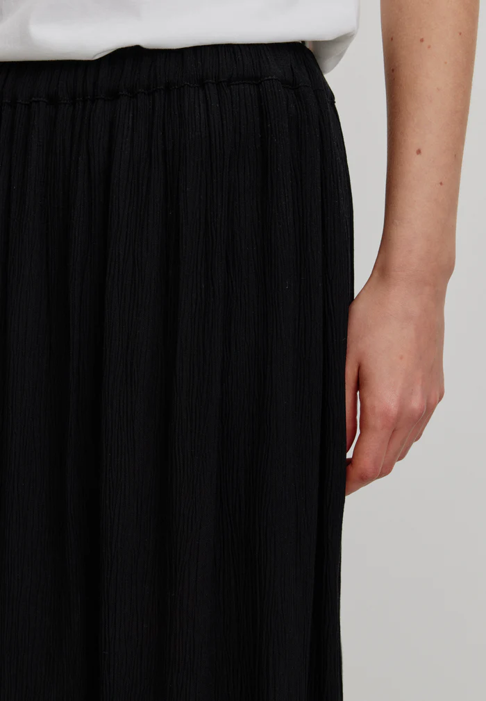RECOLUTION - PEACH SKIRT Ecovero Rock black