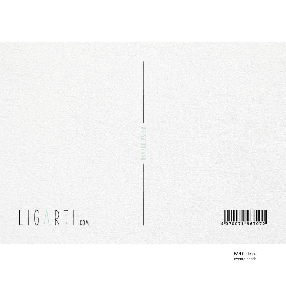 LIGARTI - BEST MOM EVER Postkarte A6