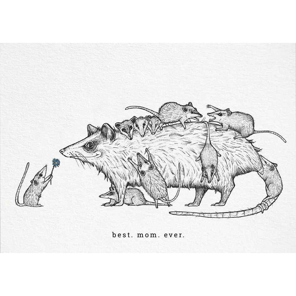 LIGARTI - BEST MOM EVER Postkarte A6