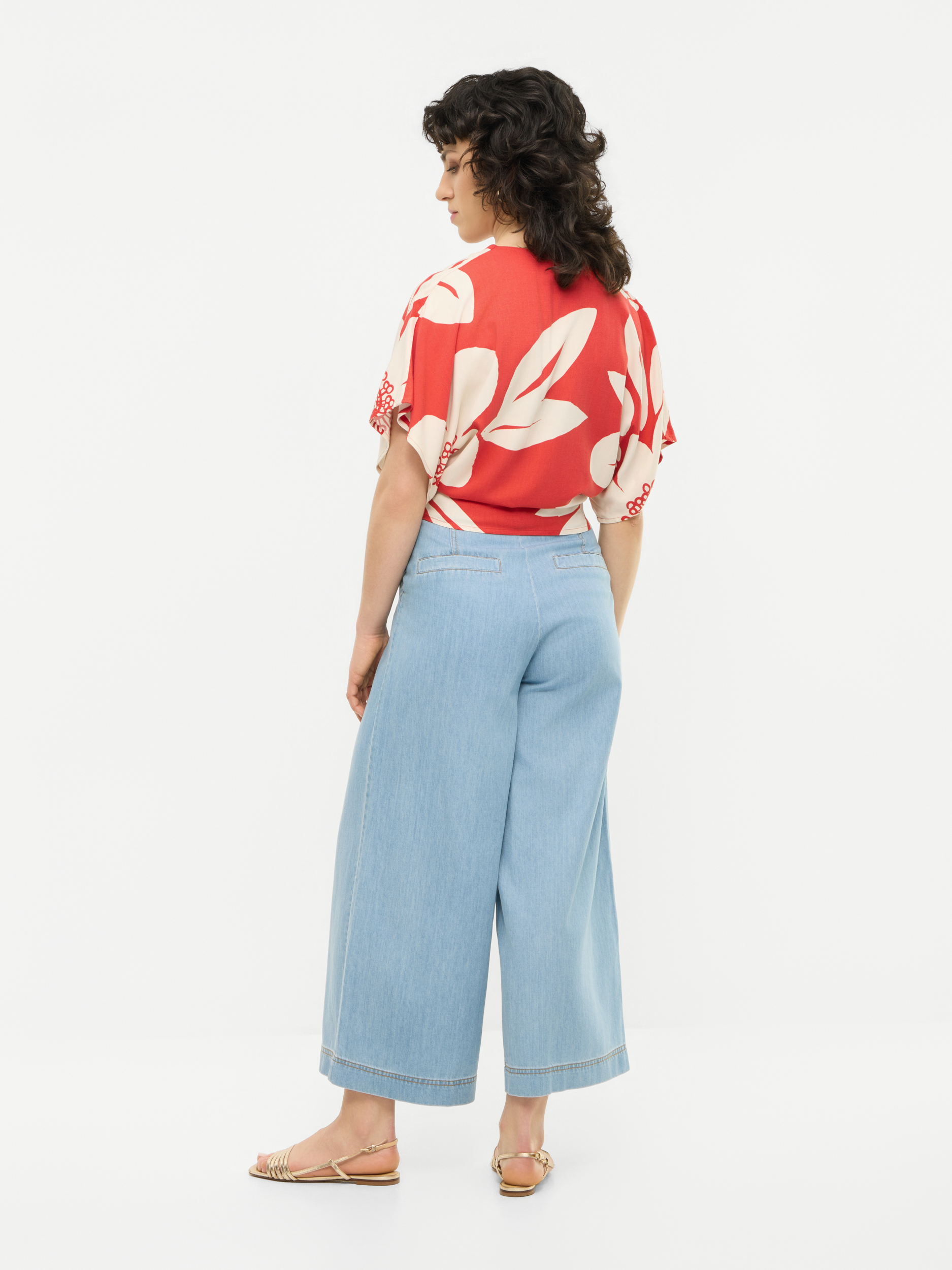 MADEMOISELLE YEYE - WINDY WAY CULOTTE Hose - light blue