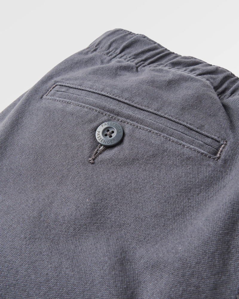 PASSENGER - ADVENTURER ORGANIC ANVAS TROUSERS Hose charcoal