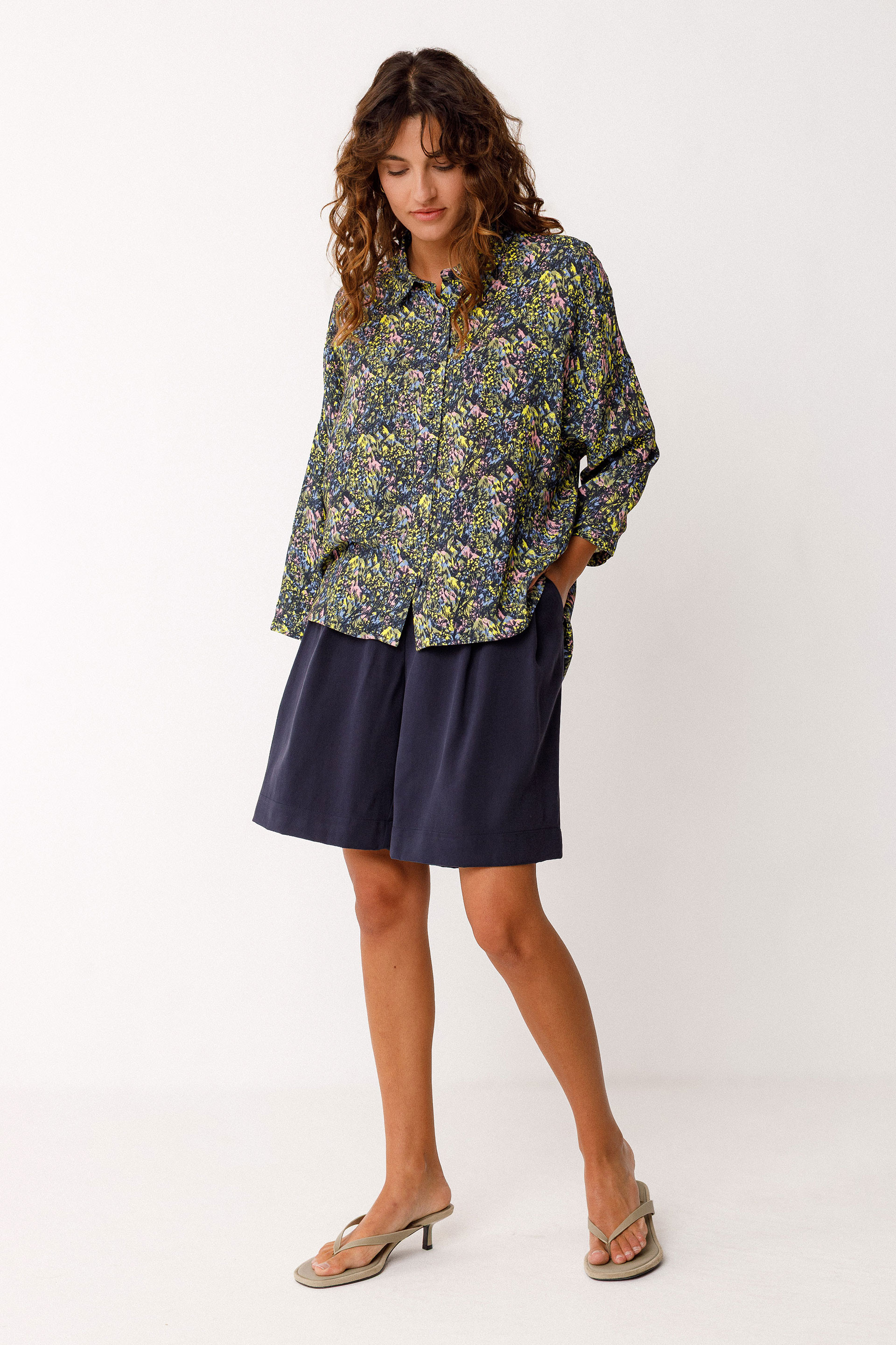 SKFK - BALENTINA SHIRT Ecovero Bluse B9 sauvage