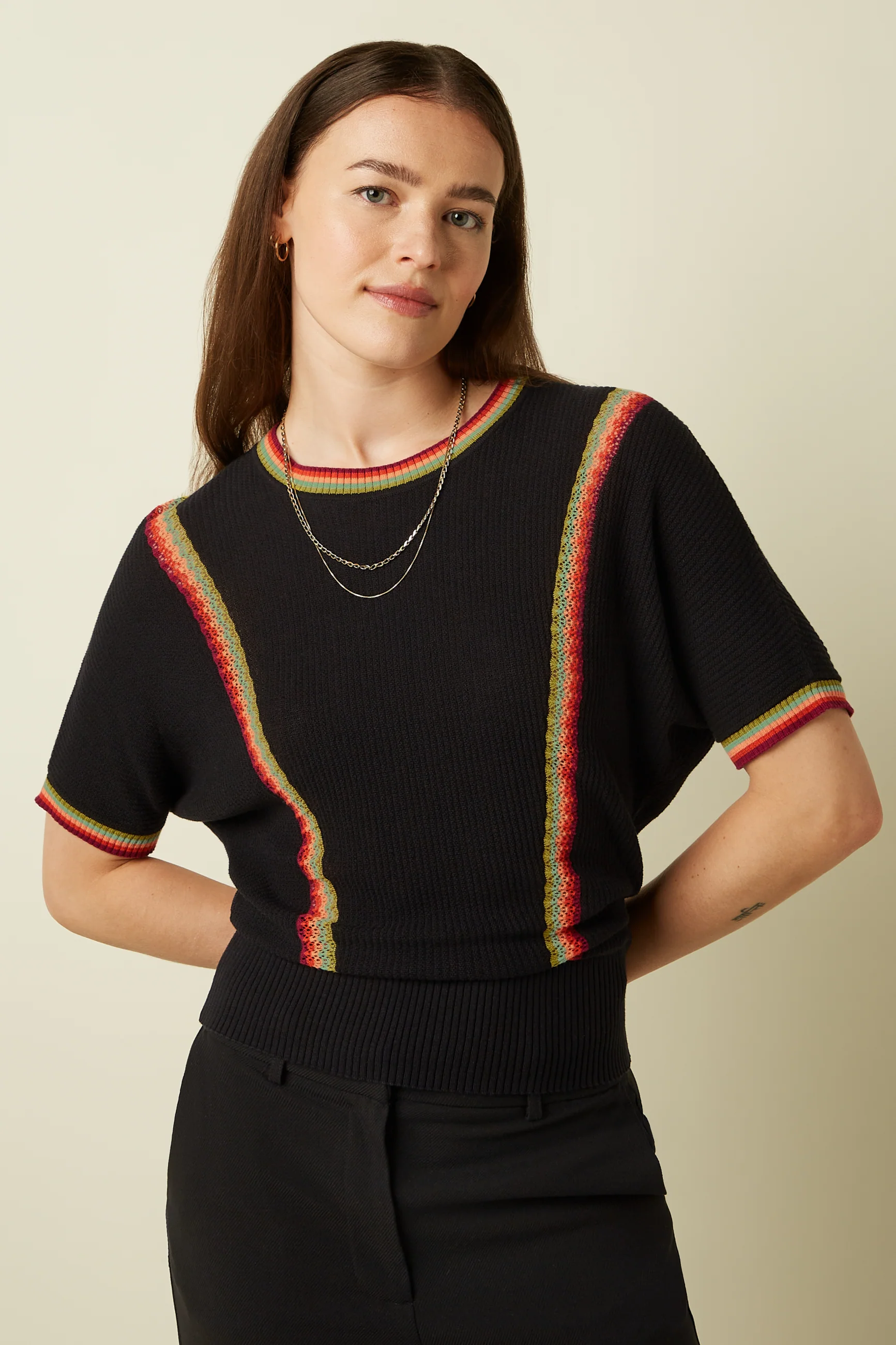 KING LOUIE - DARIA TOP EMEL Shirt black