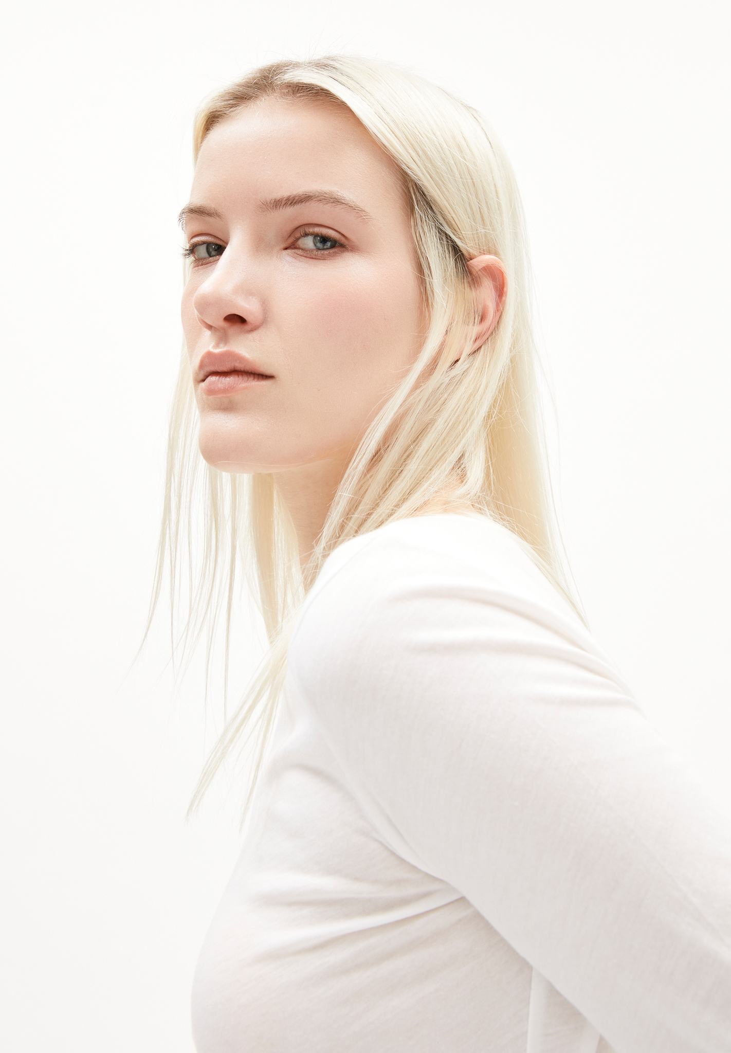 ARMEDANGELS - EINIAARA SOFT GOTS Longsleeve white