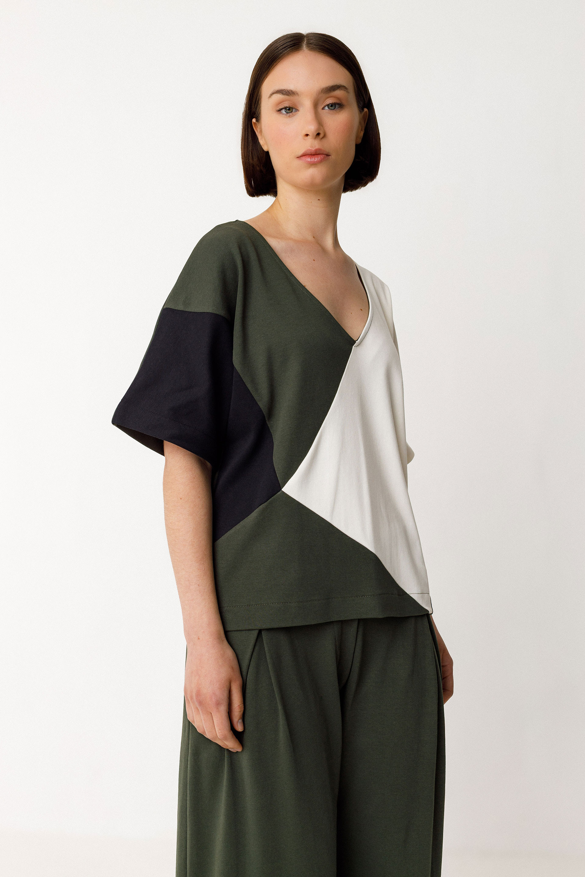 SKFK - ELUSKA GOTS T- Shirt G9 bottle green