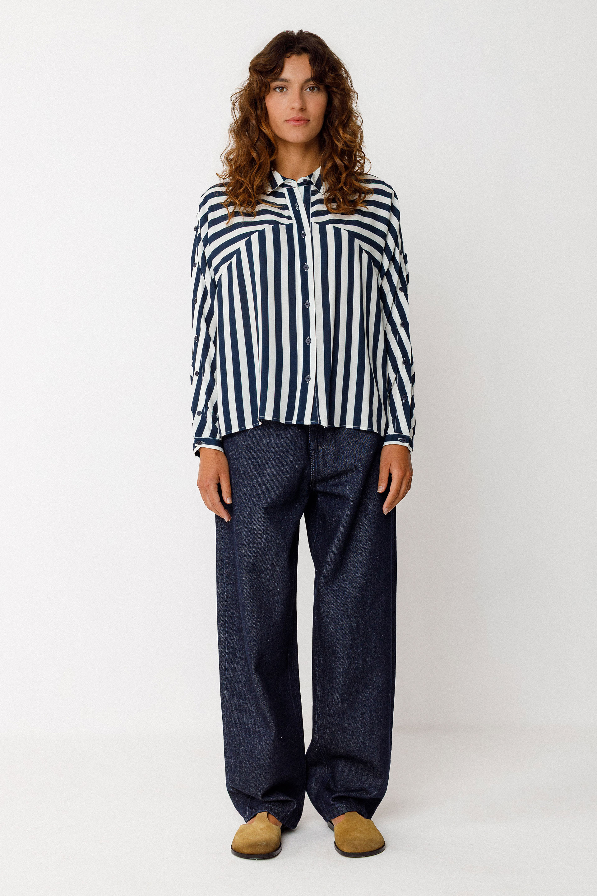 SKFK - EKIA SHIRT Ecovero Bluse GB stripes