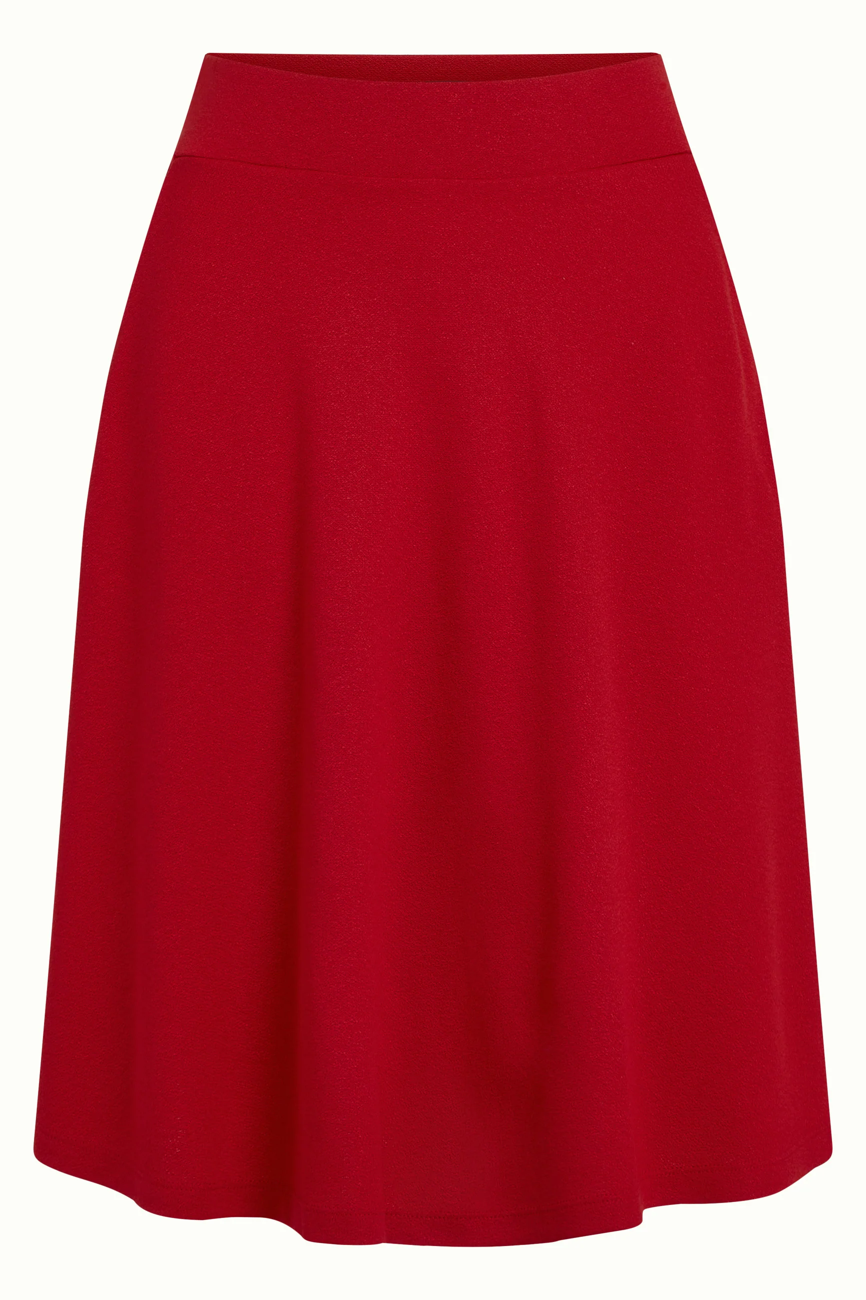 KING LOUIE - SERENA SKIRT MILANO CREPE Rock chili red