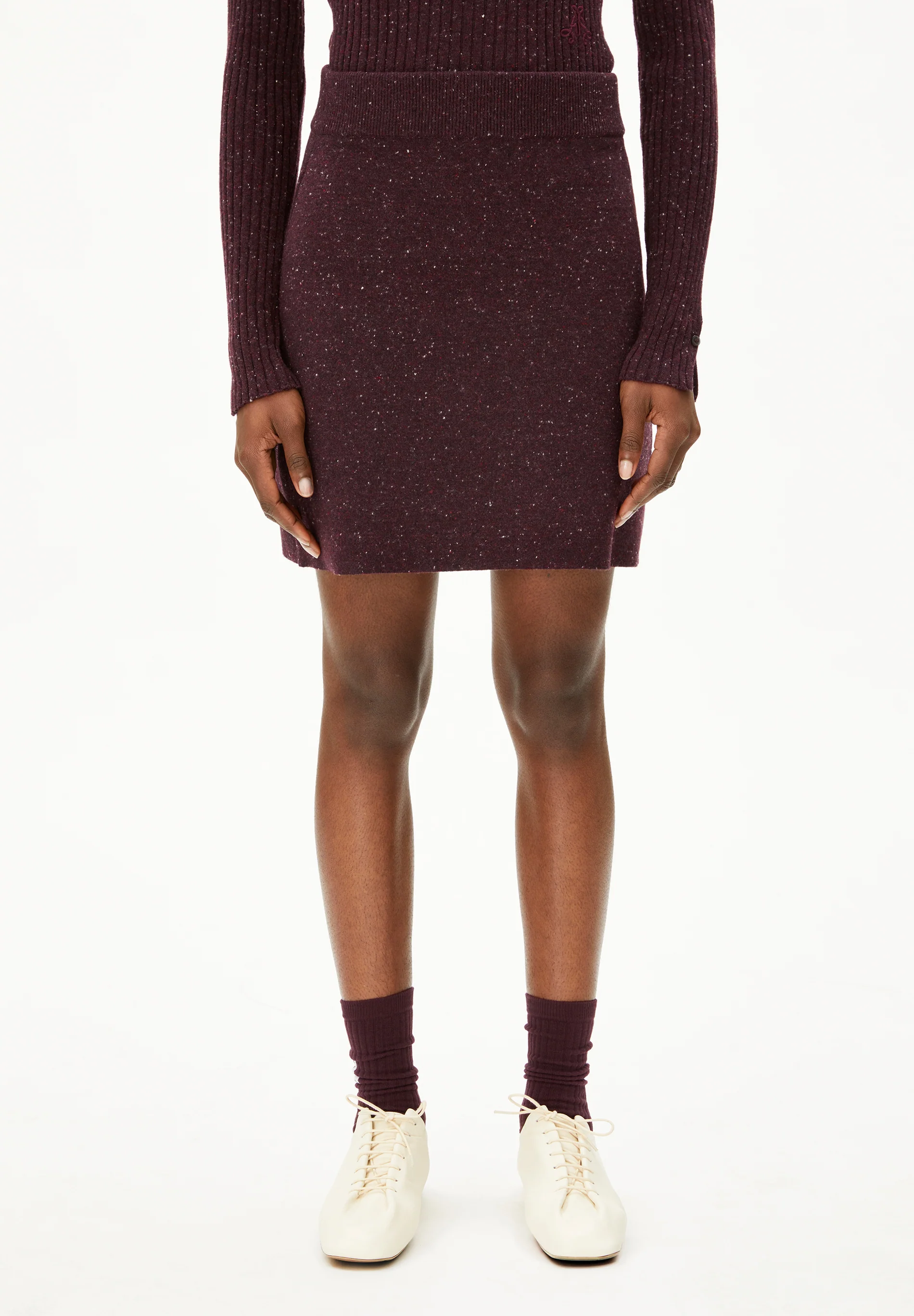 ARMEDANGELS - DARLAA TWEED Rock dark cranberryARMEDANGELS - DARLAA TWEED Rock dark cranberry