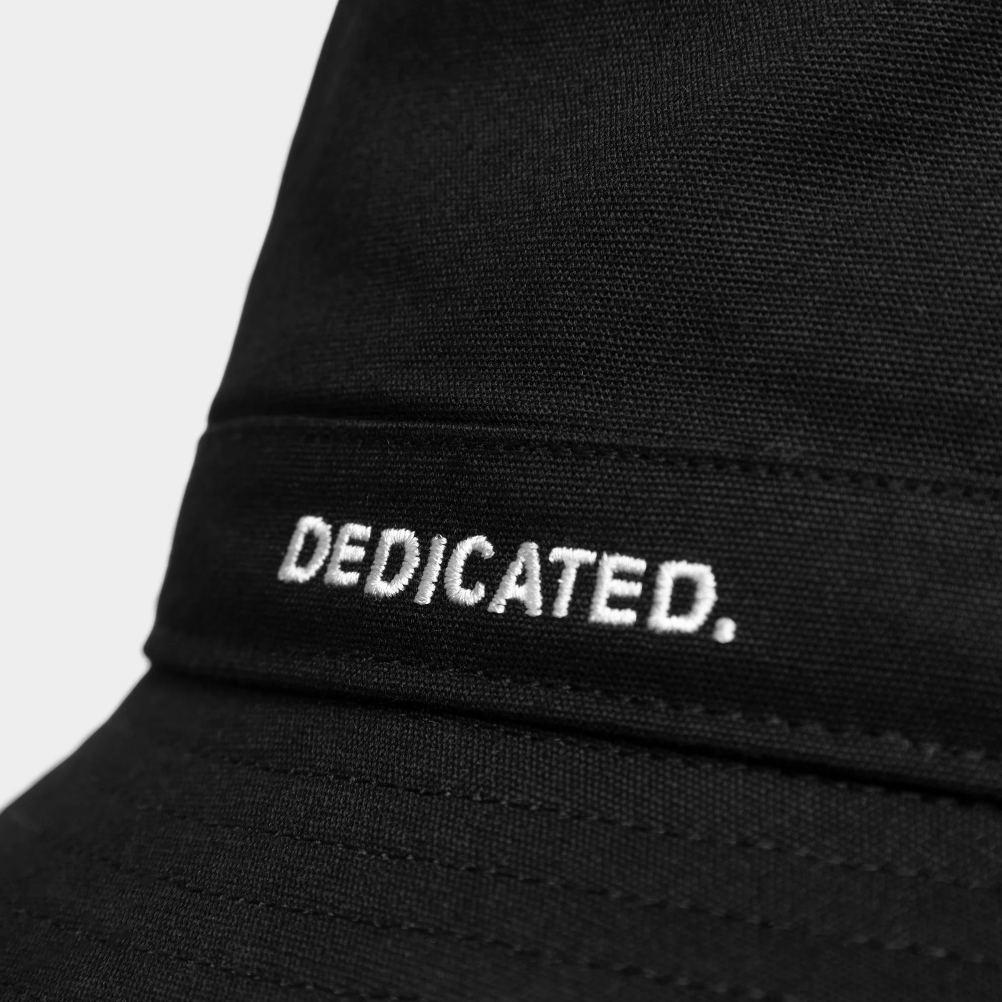 DEDICATED - LOGO BUCKET HAT black