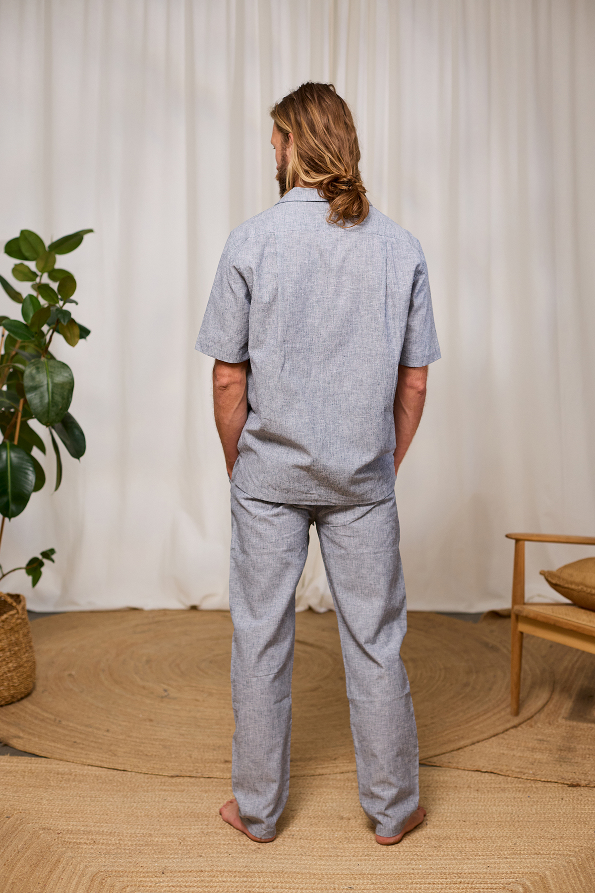 TWOTHIRDS - OLIVERA Hemd - navy stripes