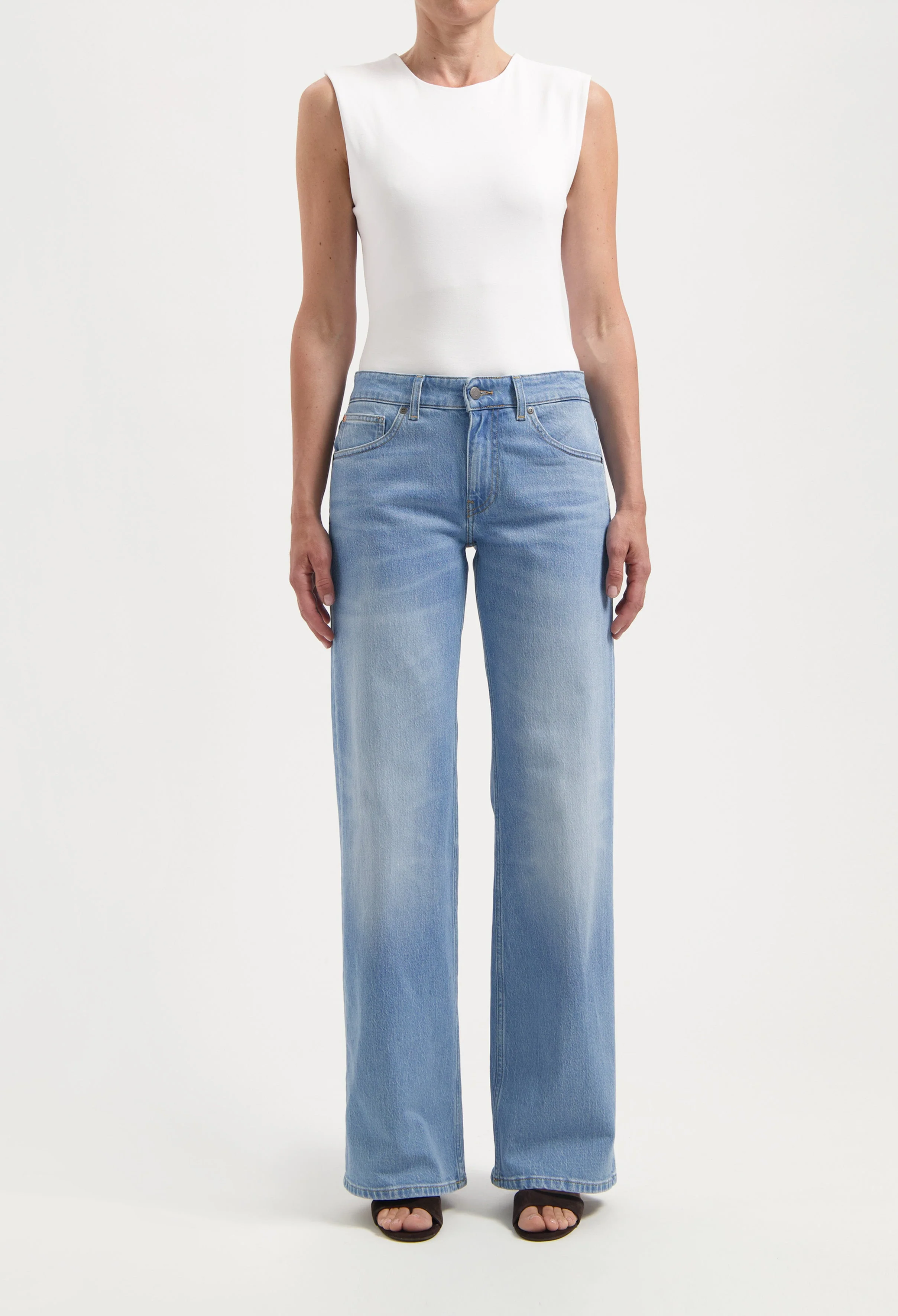 MUD JEANS - CLEO MID LOOSE Jeans light stone vintage