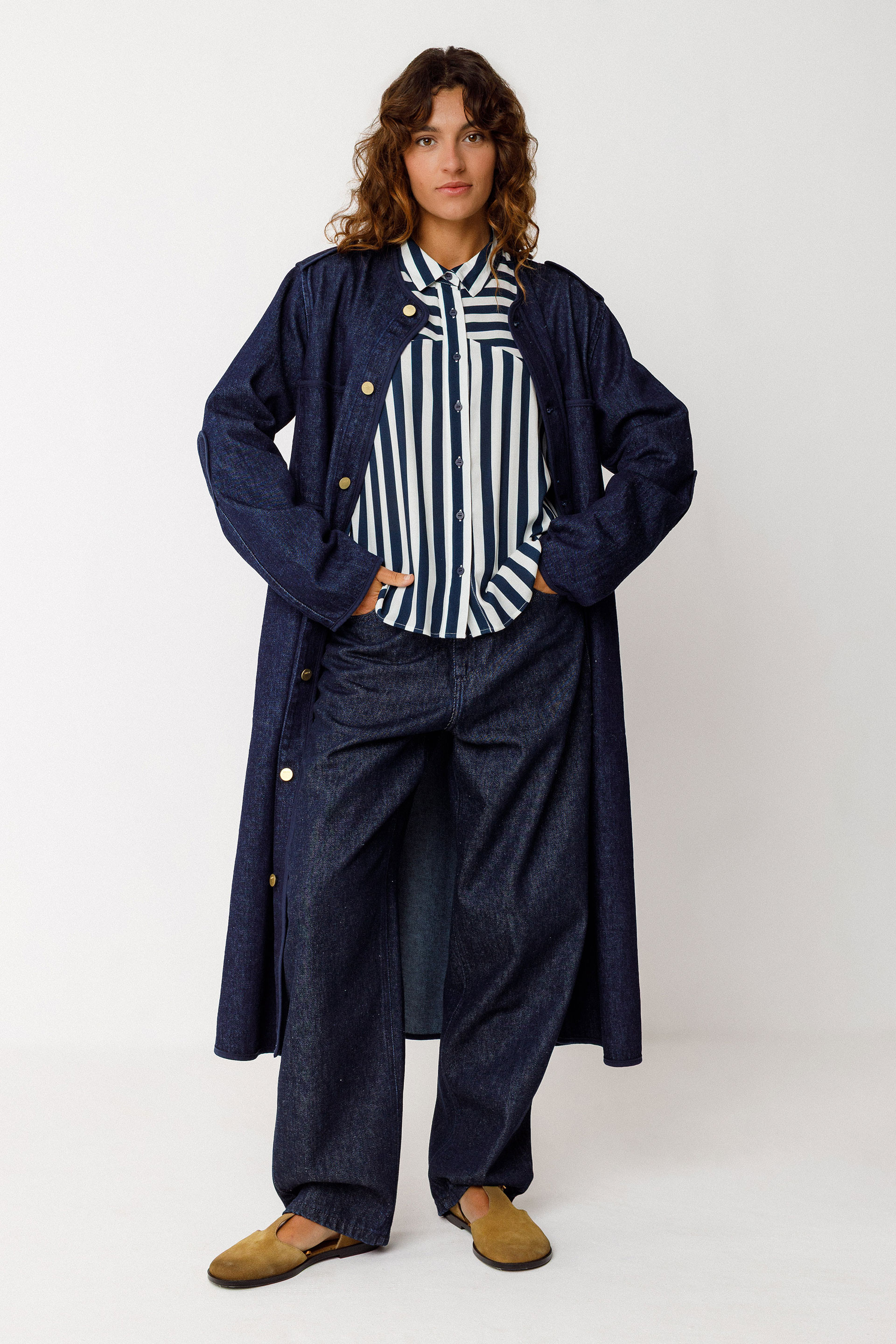SKFK - EKIA SHIRT Ecovero Bluse GB stripes