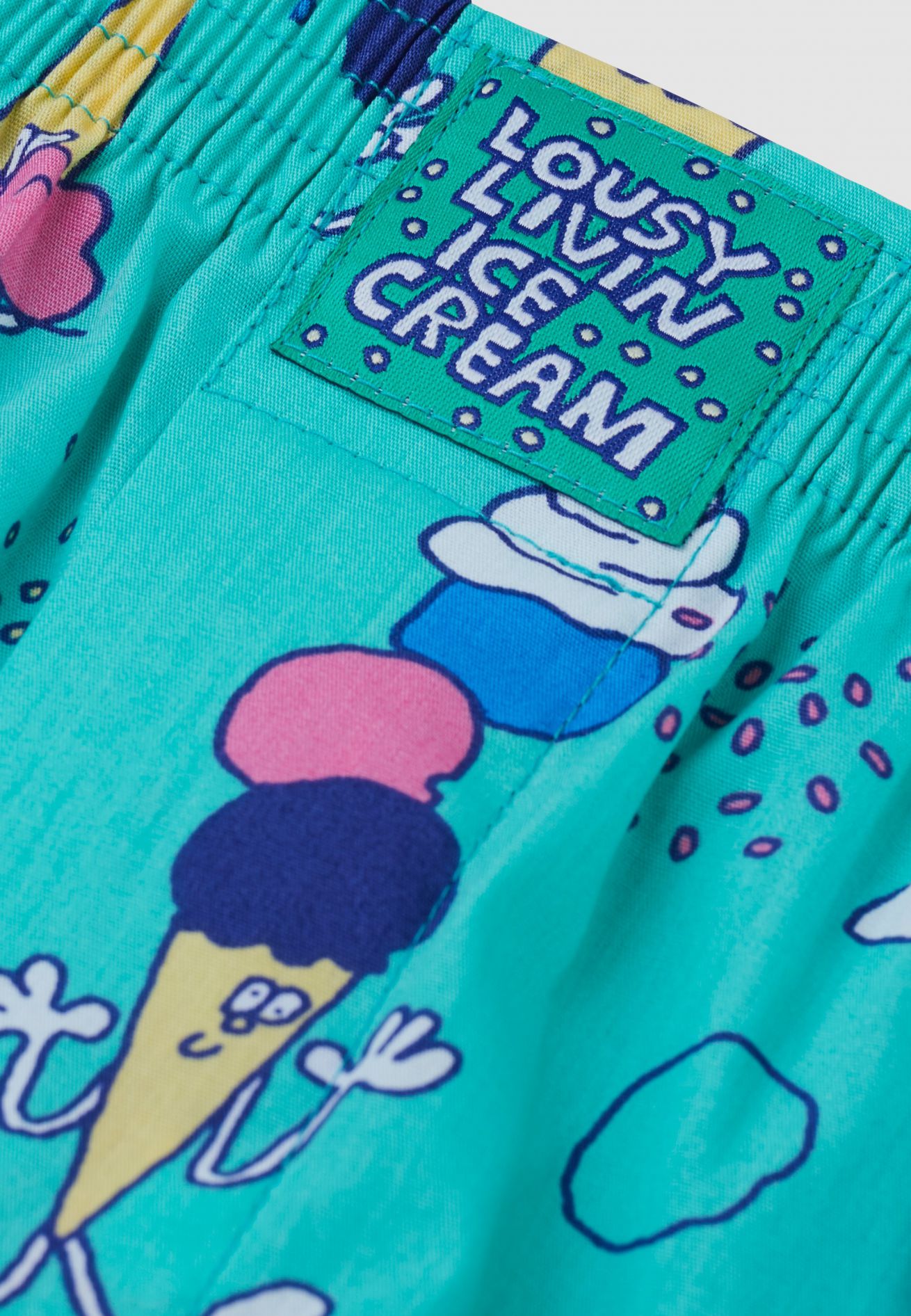 LOUSY LIVIN -  ICECREAM Boxershorts jade