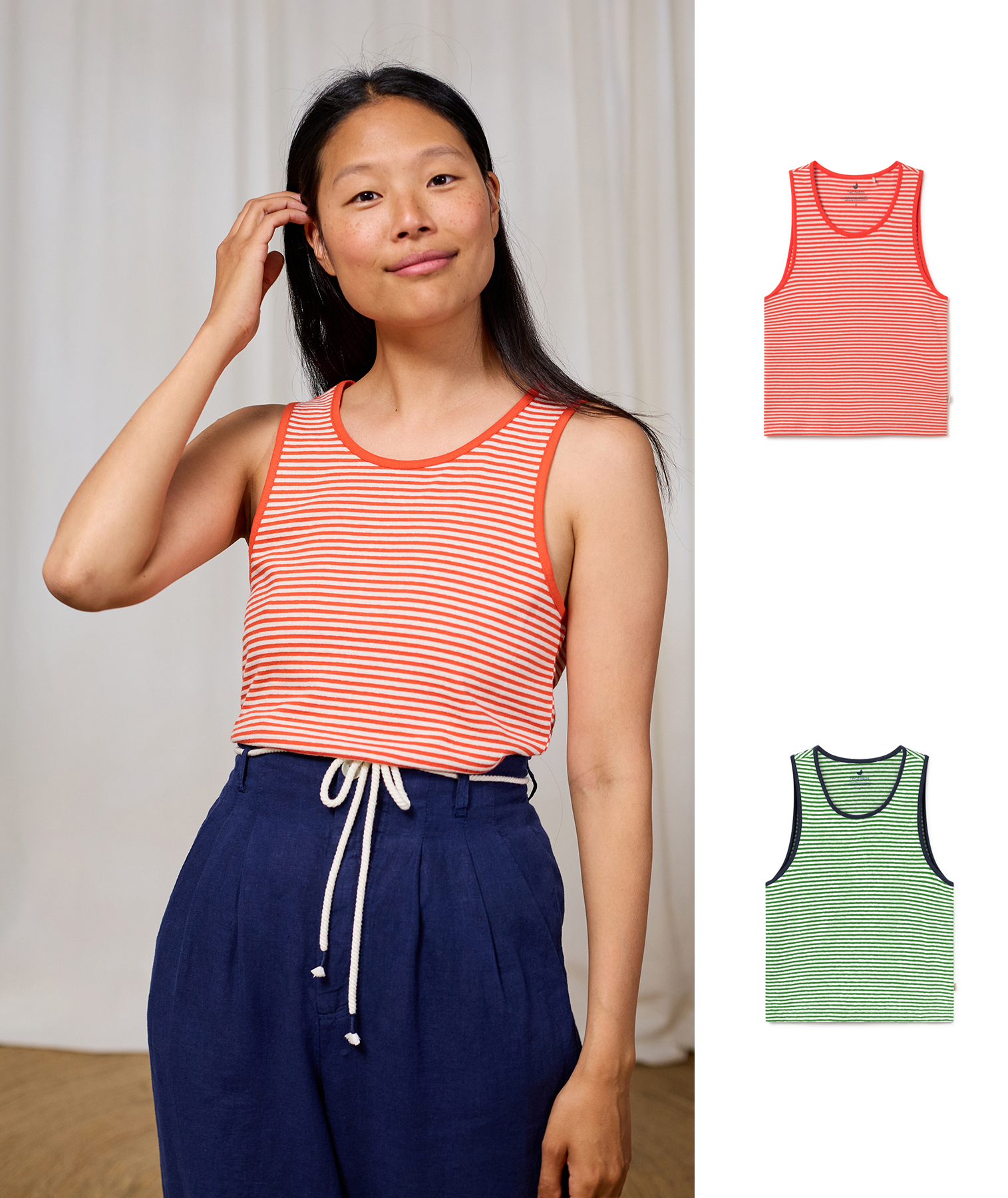 TWOTHIRDS - FLOTTA TOP Tanktop zwei Fraben TWOTHIRDS - FLOTTA TOP Tanktop zwei Fraben